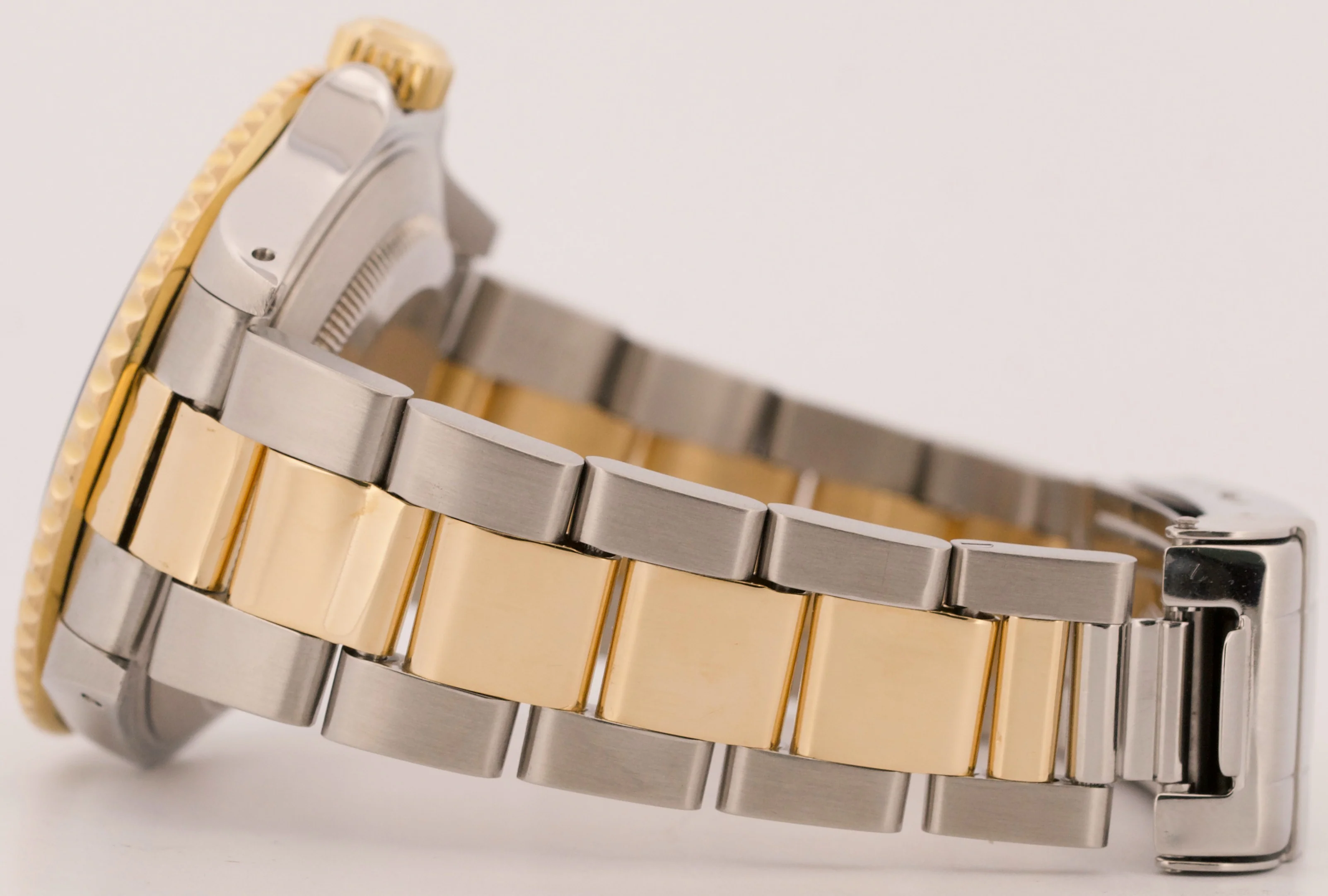 Rolex Submariner Date 40mm BLACK 18K Yellow Gold Stainless Steel 16613 Watch - Image 8