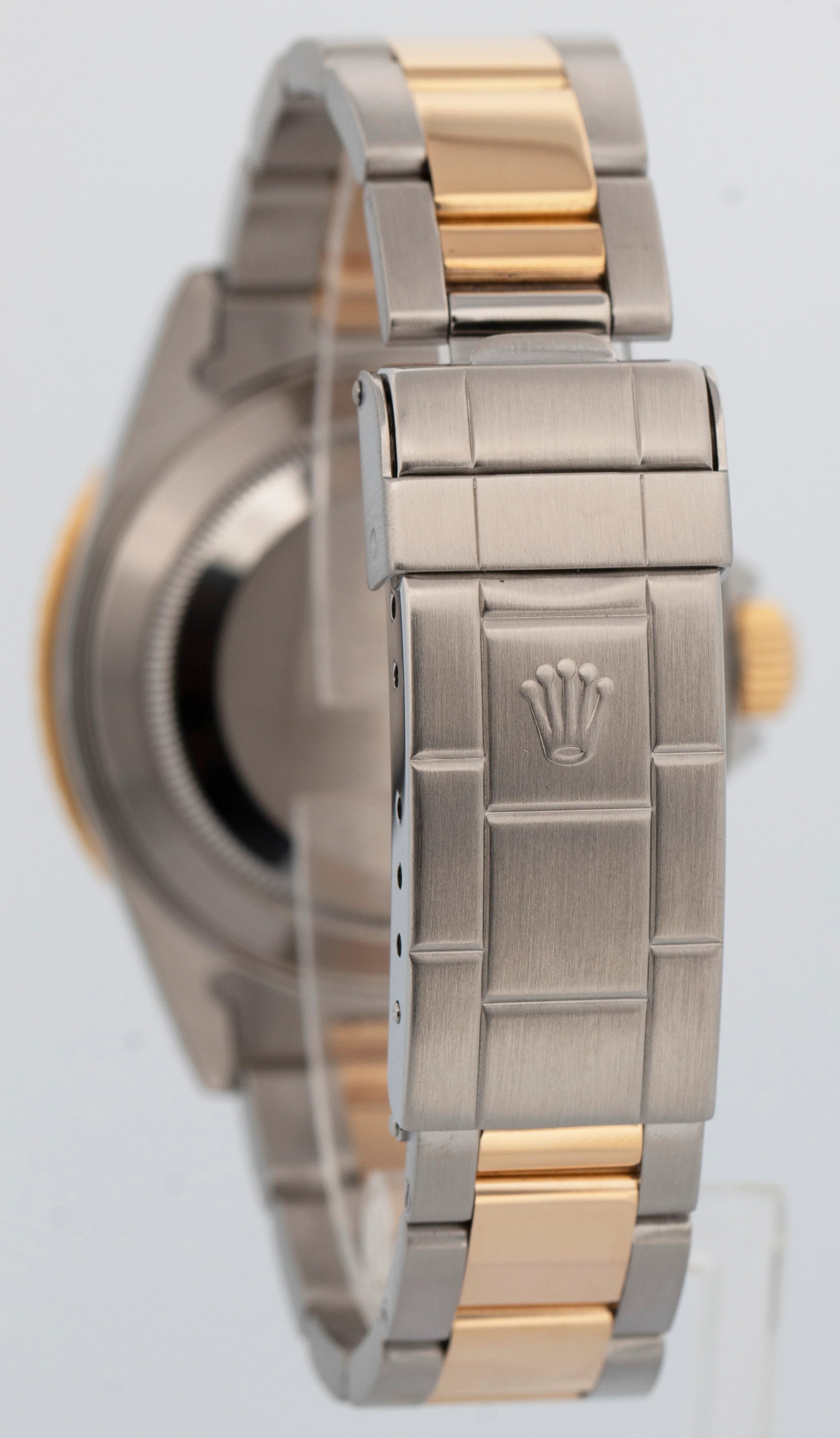 Rolex Submariner Date 40mm BLACK Two-Tone 18K Yellow Gold Steel 16613 LN Watch - Image 5