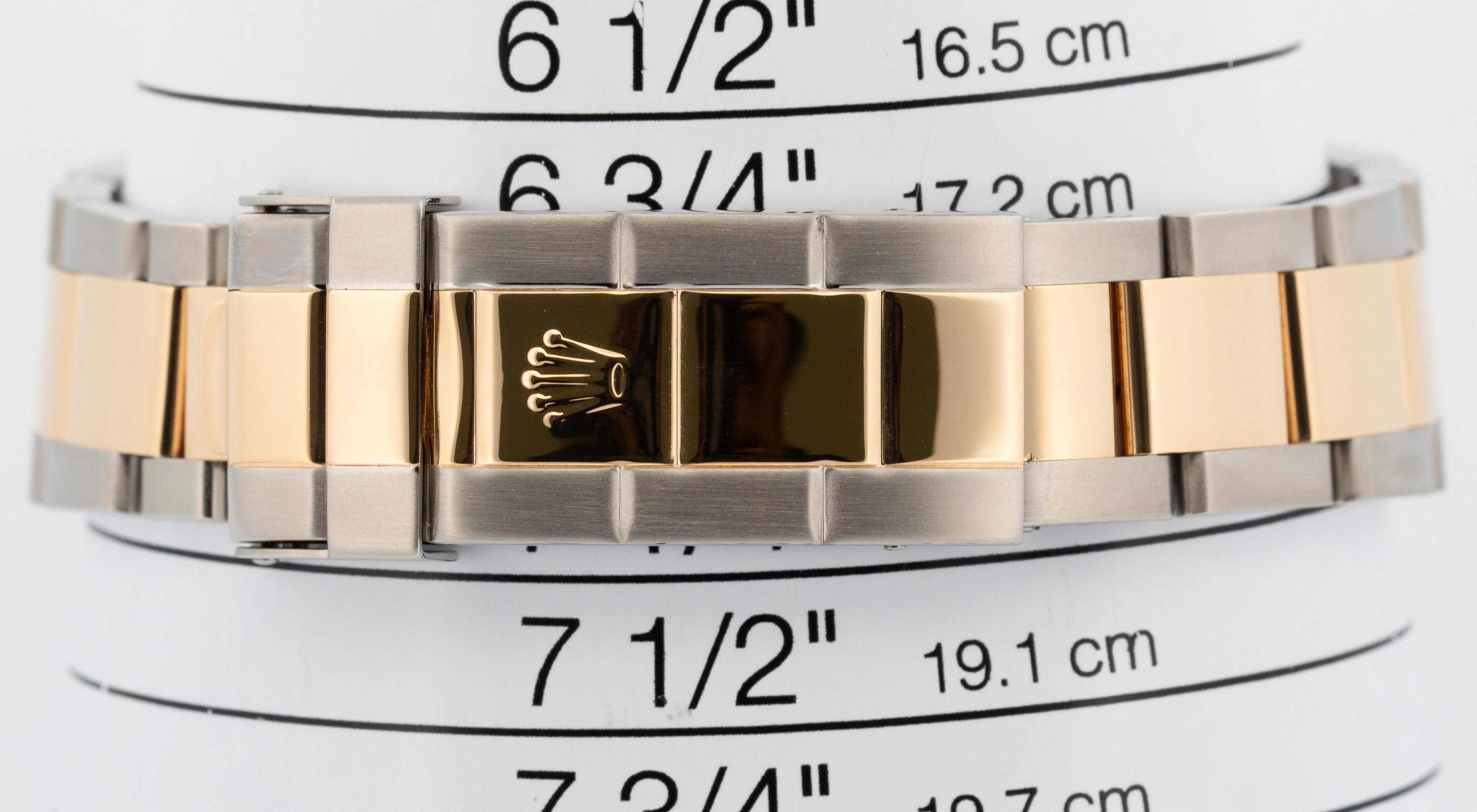 Rolex Submariner Date 40mm BLUE 18K Gold No-Holes GOLD BUCKLE Steel 16613 Watch - Image 9