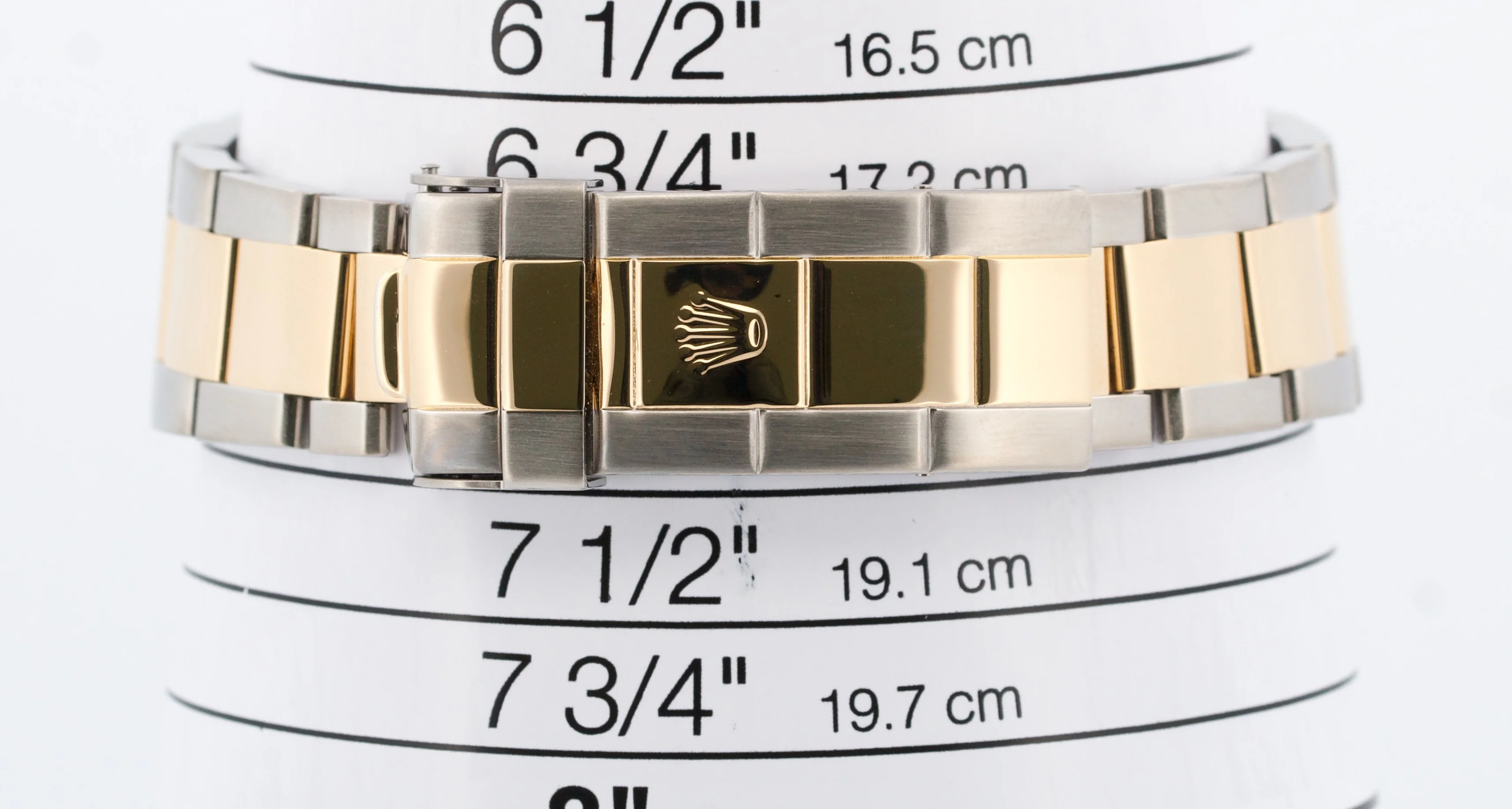 Rolex Submariner Date 40mm BLUE 18K Gold No-Holes Steel GOLD BUCKLE 16613 Watch - Image 9