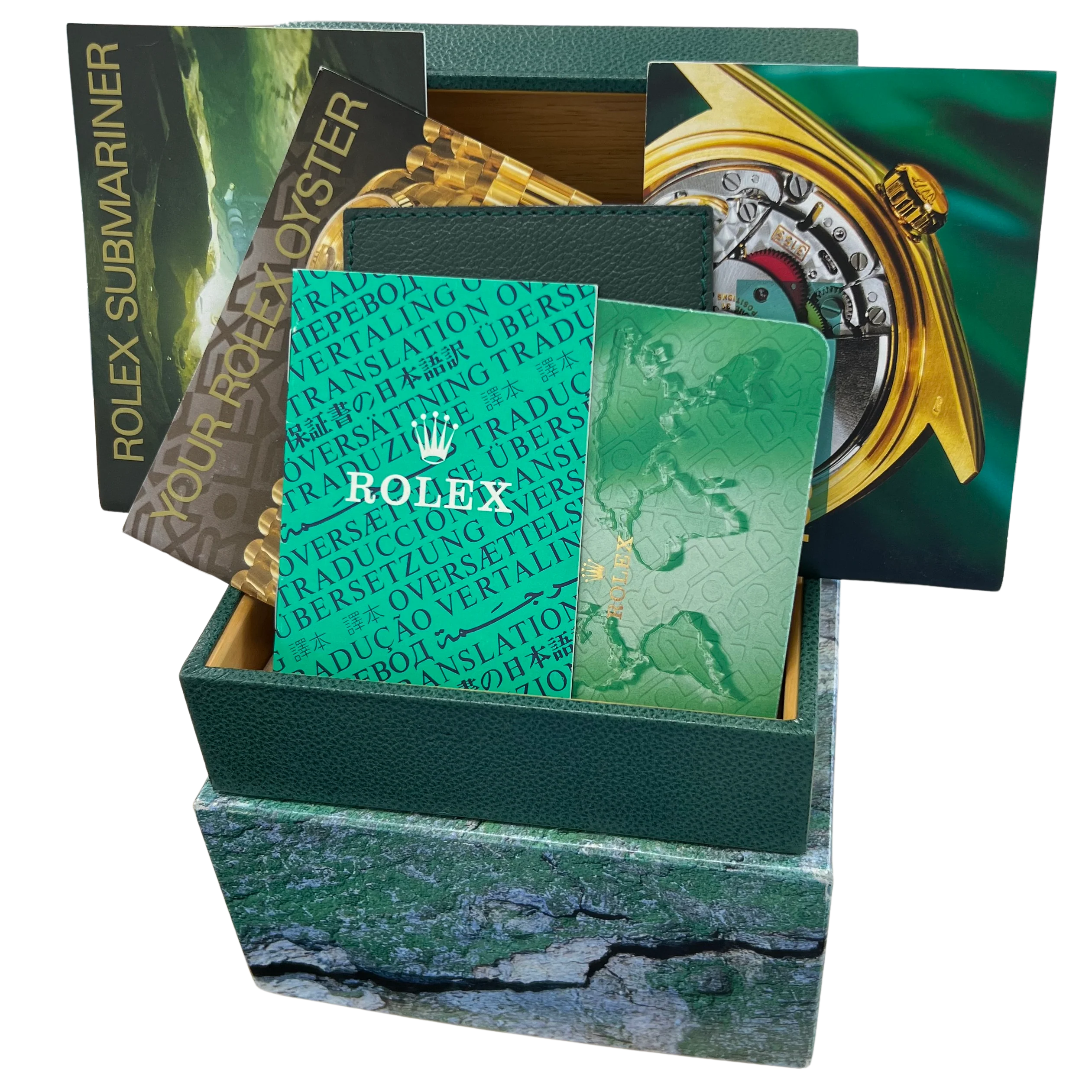Rolex Submariner Date 40mm BLUE 18K Yellow Gold GOLD BUCKLE Steel 16613 Watch - Image 2