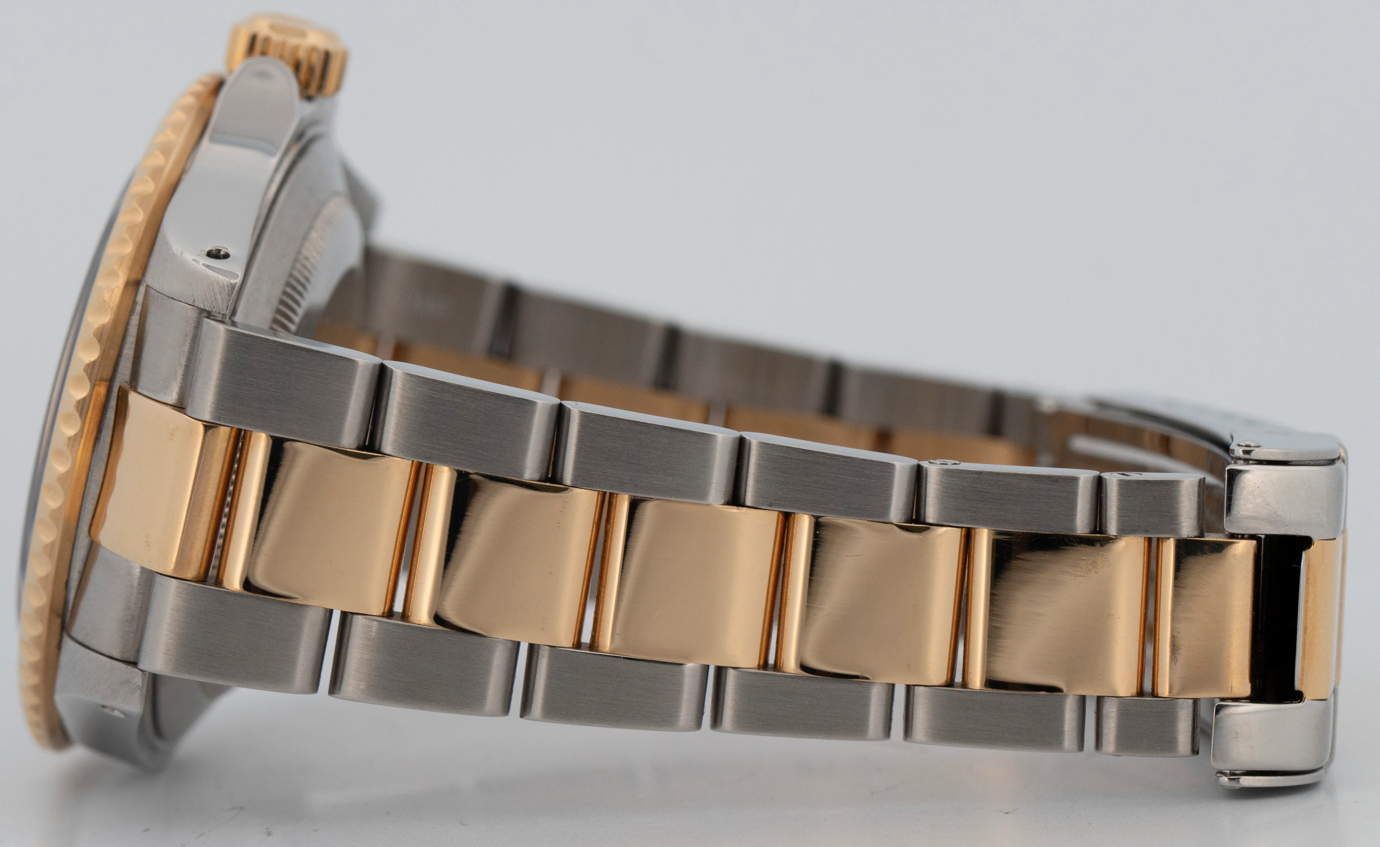 Rolex Submariner Date 40mm BLUE 18K Yellow Gold GOLD BUCKLE Steel 16613 Watch - Image 6