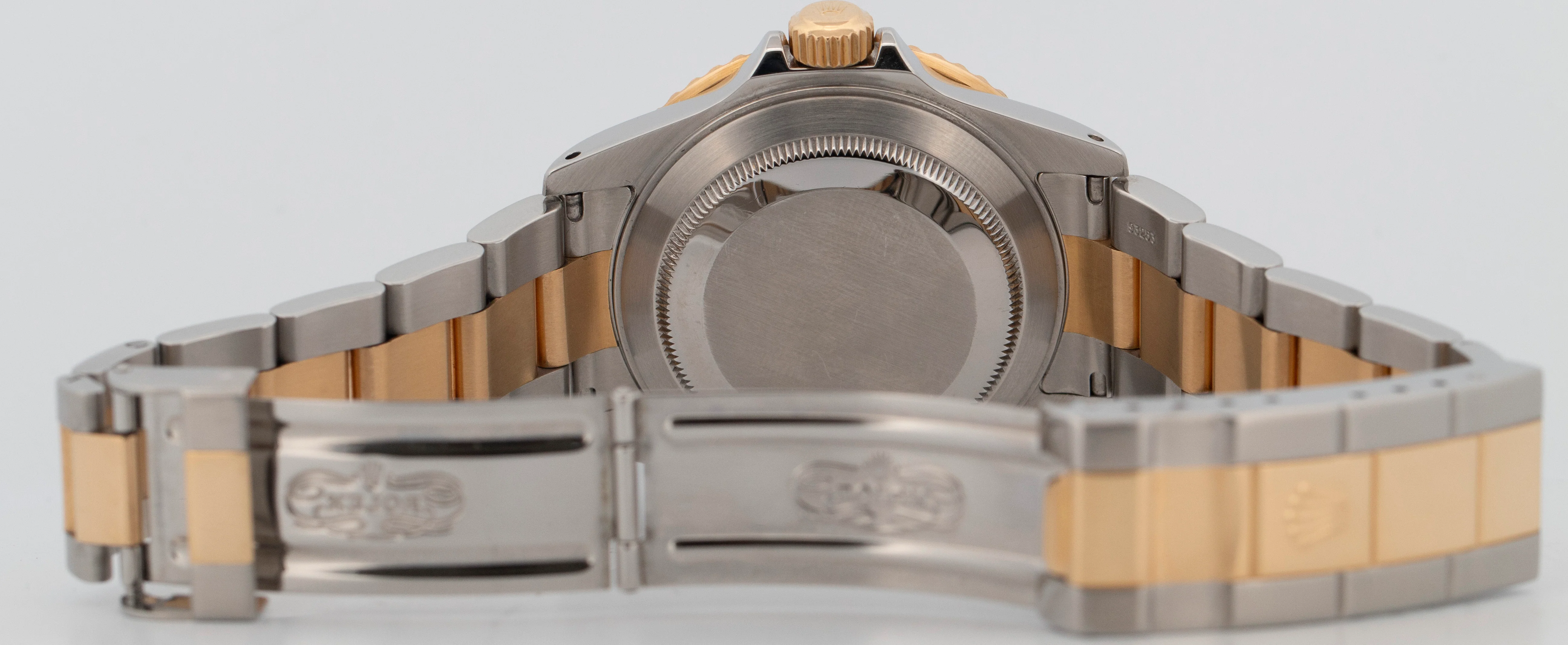 Rolex Submariner Date 40mm BLUE 18K Yellow Gold GOLD BUCKLE Steel 16613 Watch - Image 8