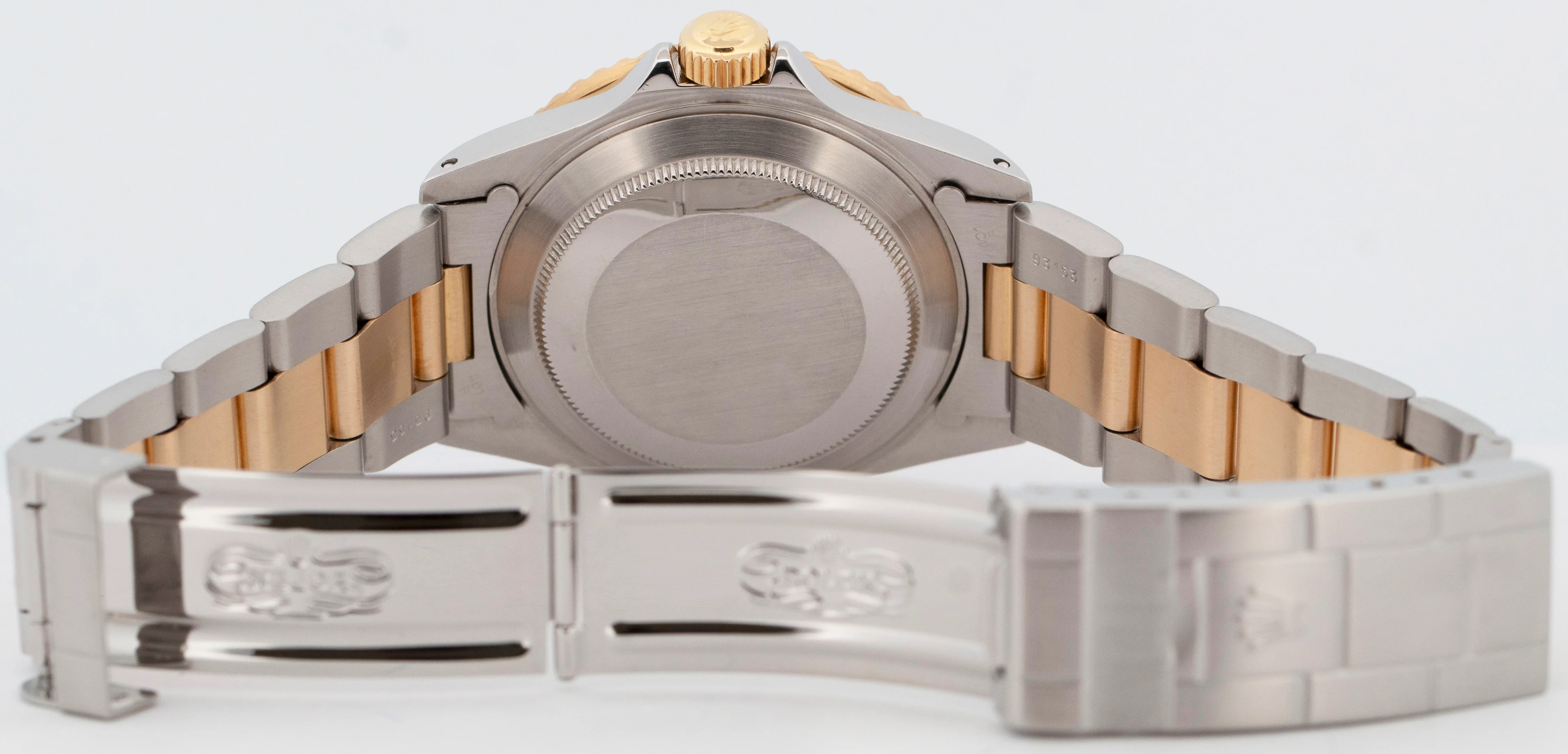 Rolex Submariner Date 40mm BLUE 18K Yellow Gold Stainless Steel 16613 Watch - Image 7