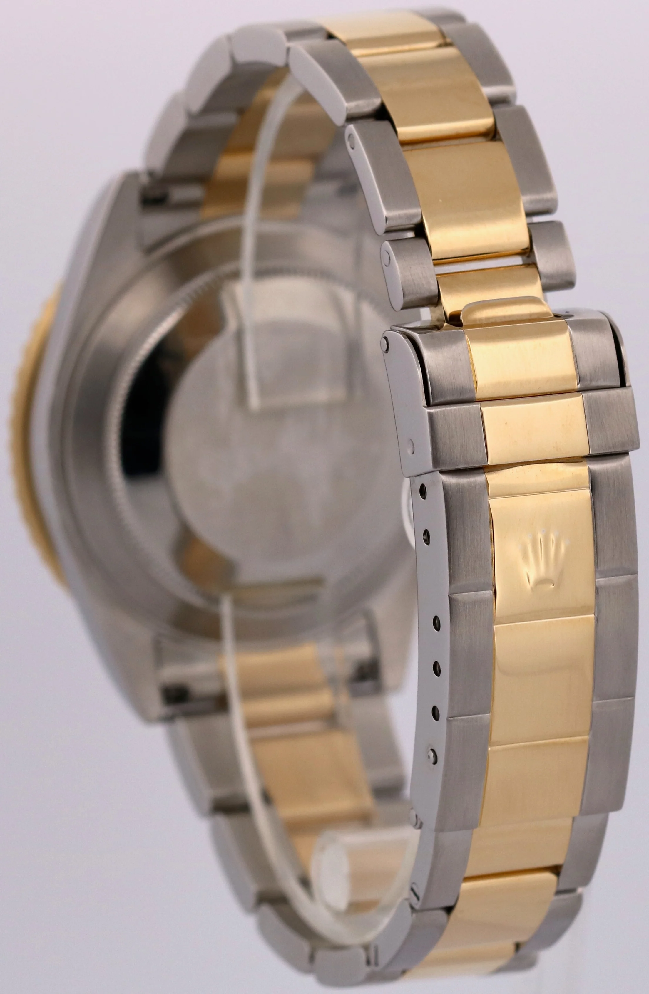 Rolex Submariner Date 40mm BLUE No-Holes REHAUT Steel 18K Yellow Gold 16613 - Image 5