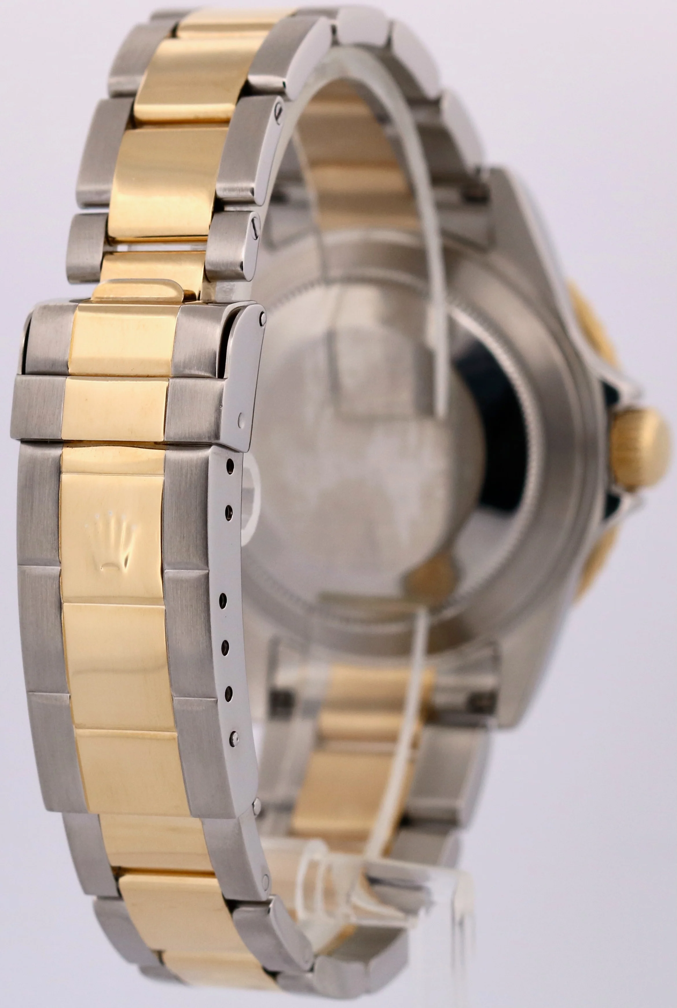 Rolex Submariner Date 40mm BLUE No-Holes REHAUT Steel 18K Yellow Gold 16613 - Image 6
