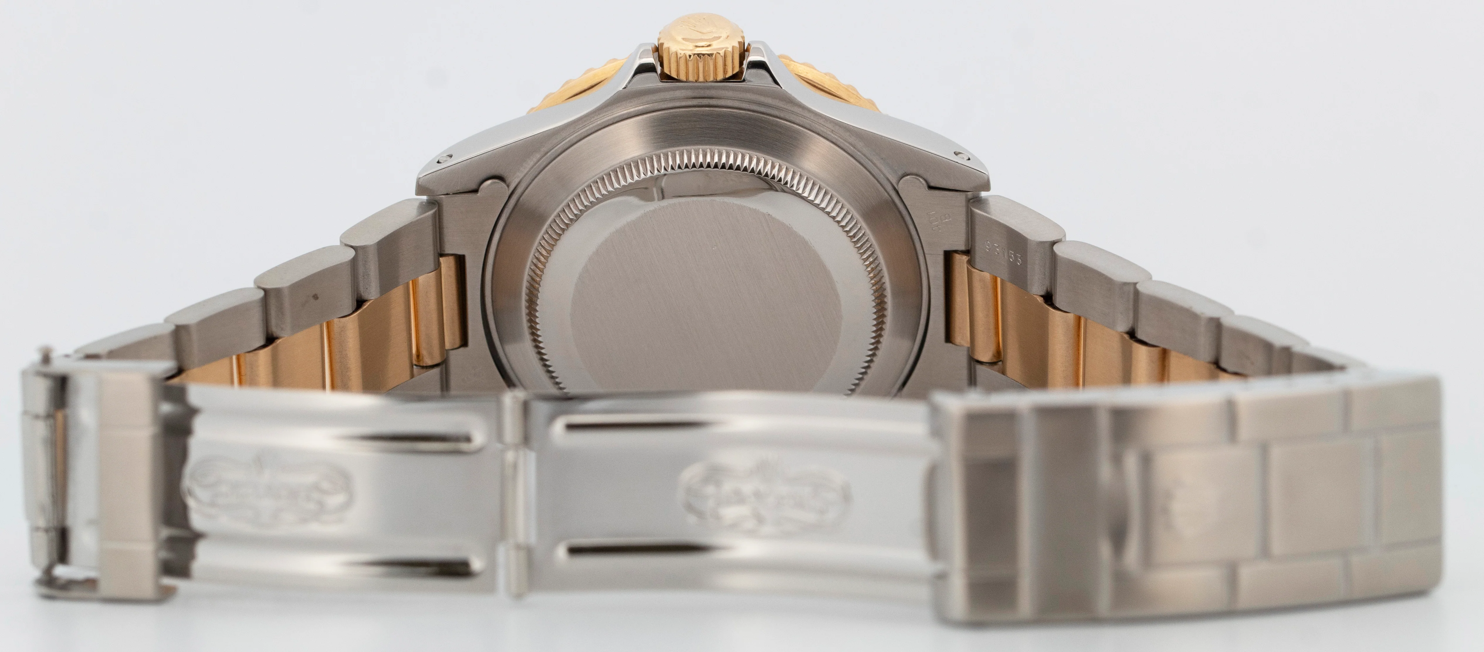 Rolex Submariner Date 40mm BLUE Two-Tone 18K Gold Stainless Steel 16613 Watch - Image 8