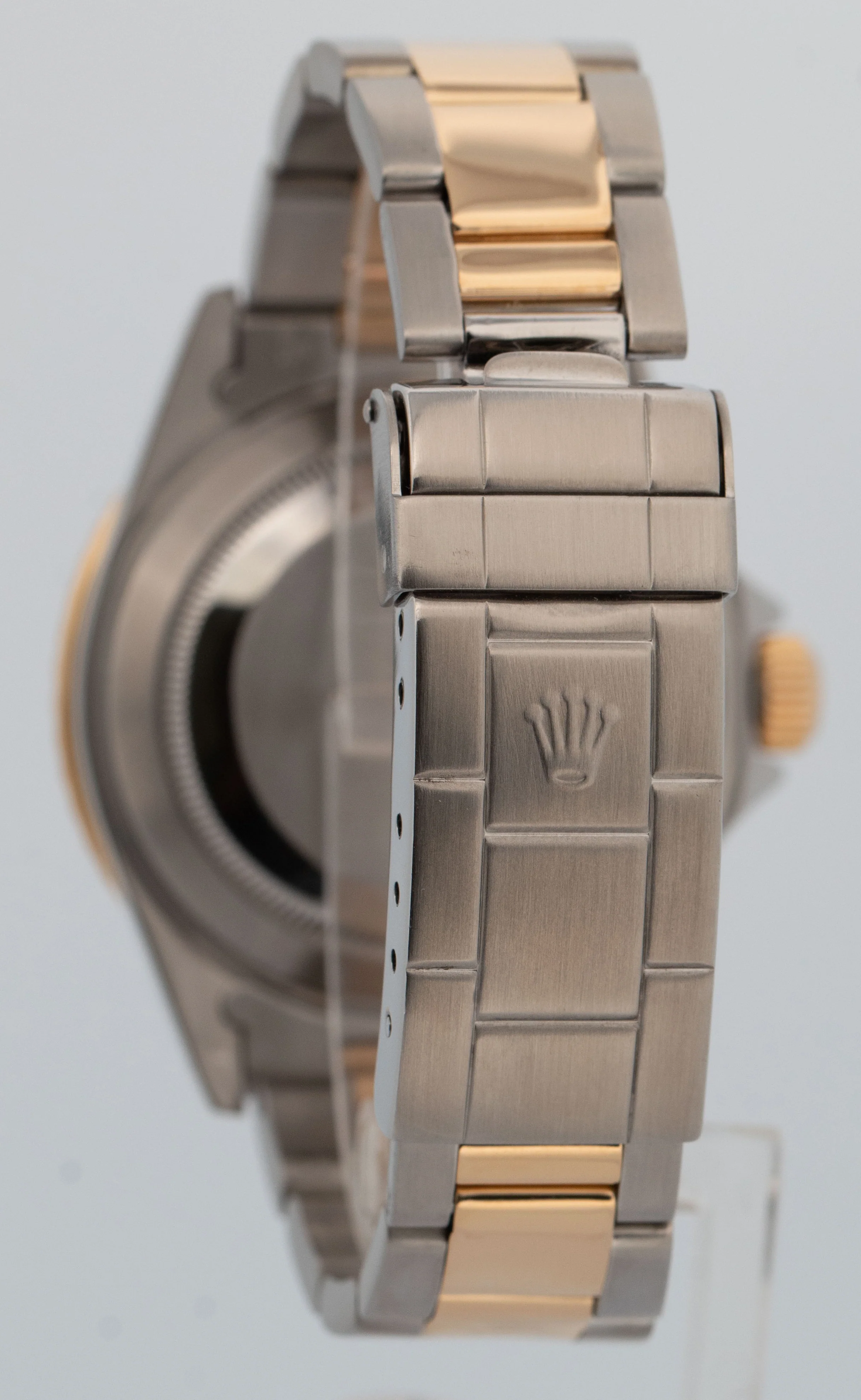 Rolex Submariner Date 40mm Champagne Serti Two-Tone 18K Gold Steel 16613 Watch - Image 5