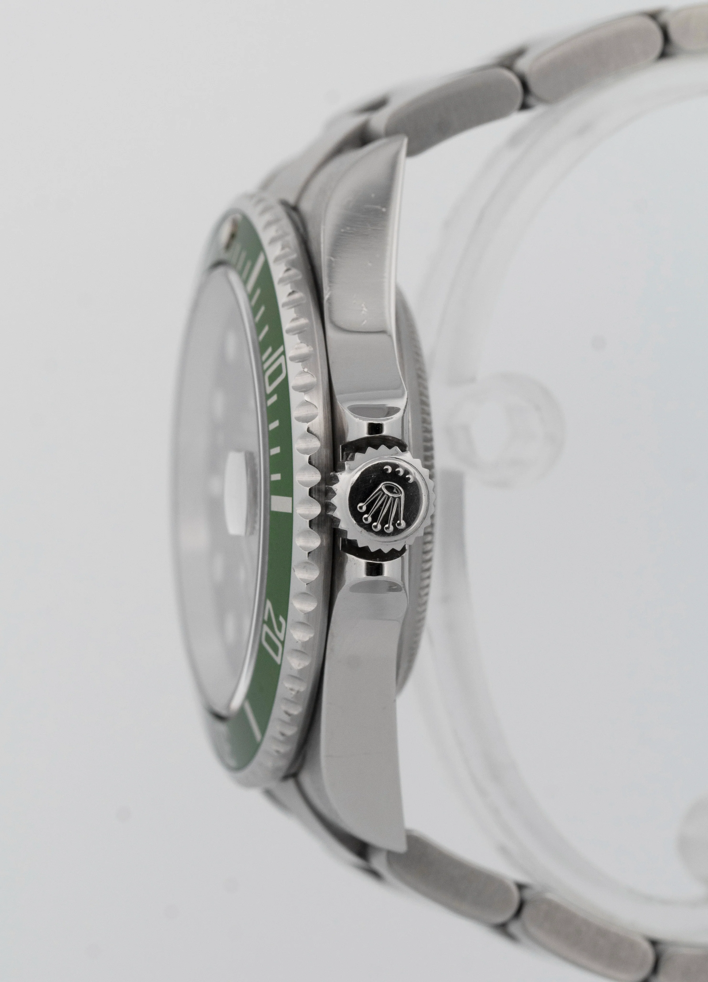 Rolex Submariner Date 40mm Kermit Green Stainless Steel Dive Watch 16610 LV - Image 3
