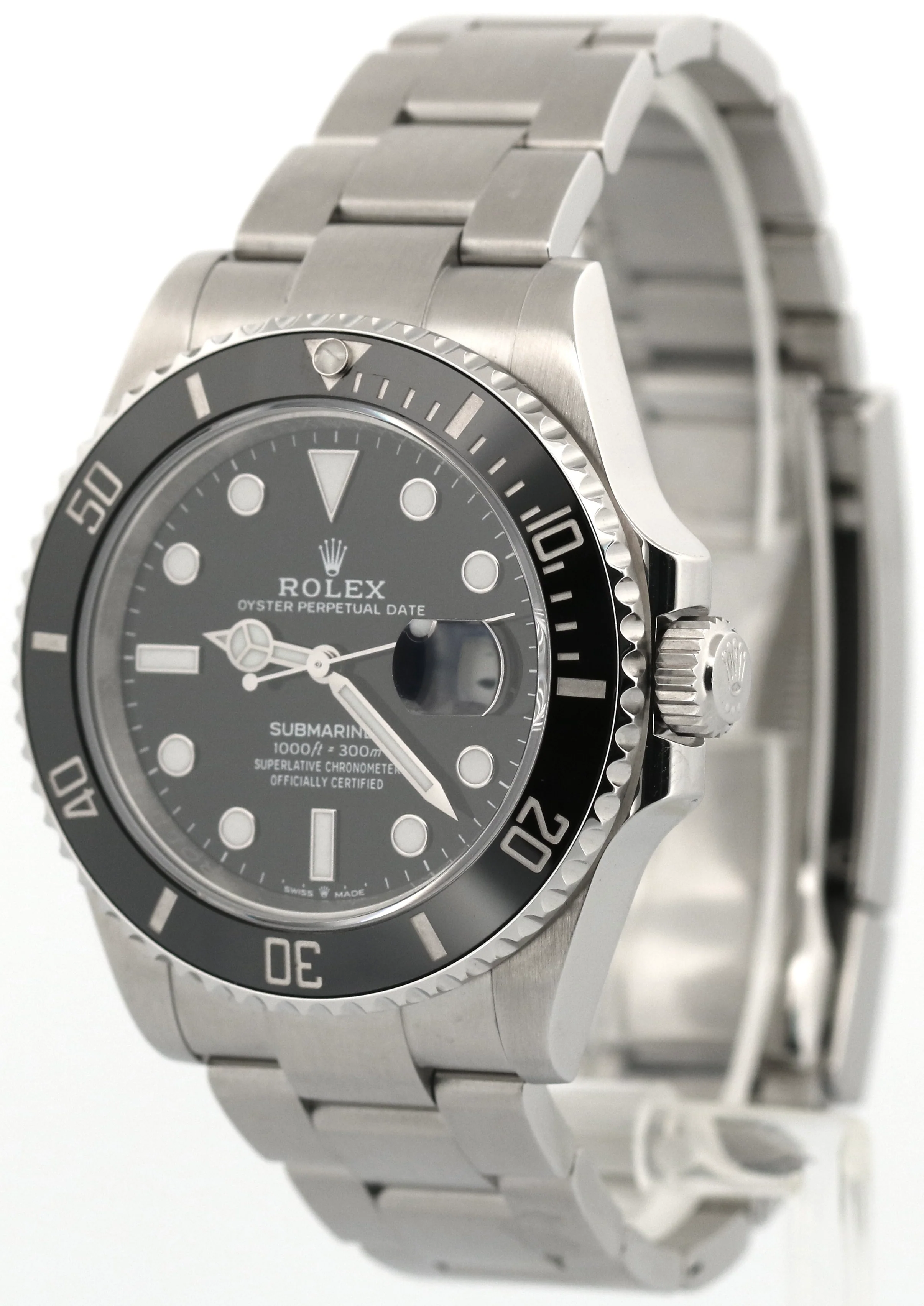 Rolex Submariner Date 41 BLACK Ceramic Stainless 41mm 126610LN Oyster Watch - Image 3