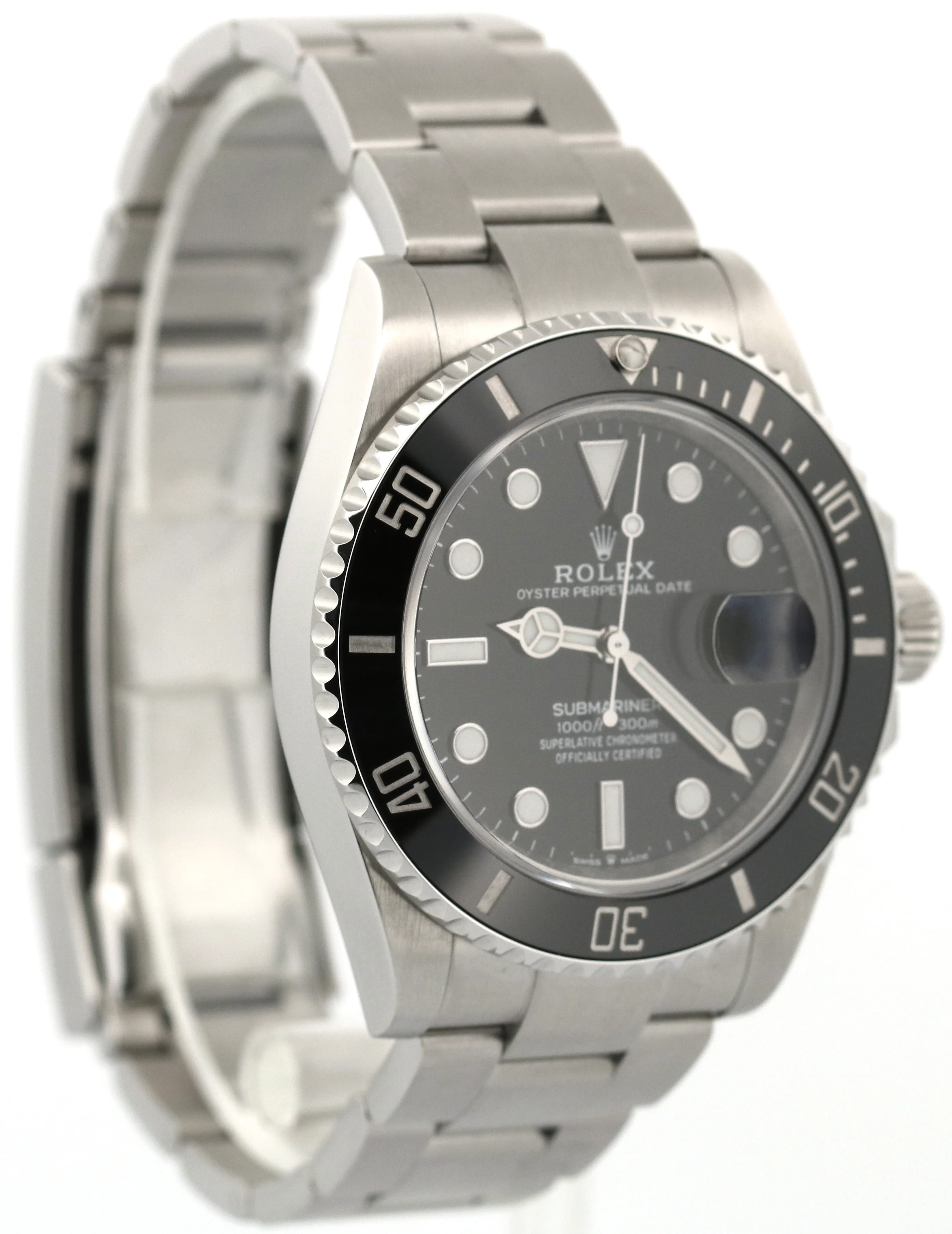 Rolex Submariner Date 41 BLACK Ceramic Stainless 41mm 126610LN Oyster Watch - Image 4