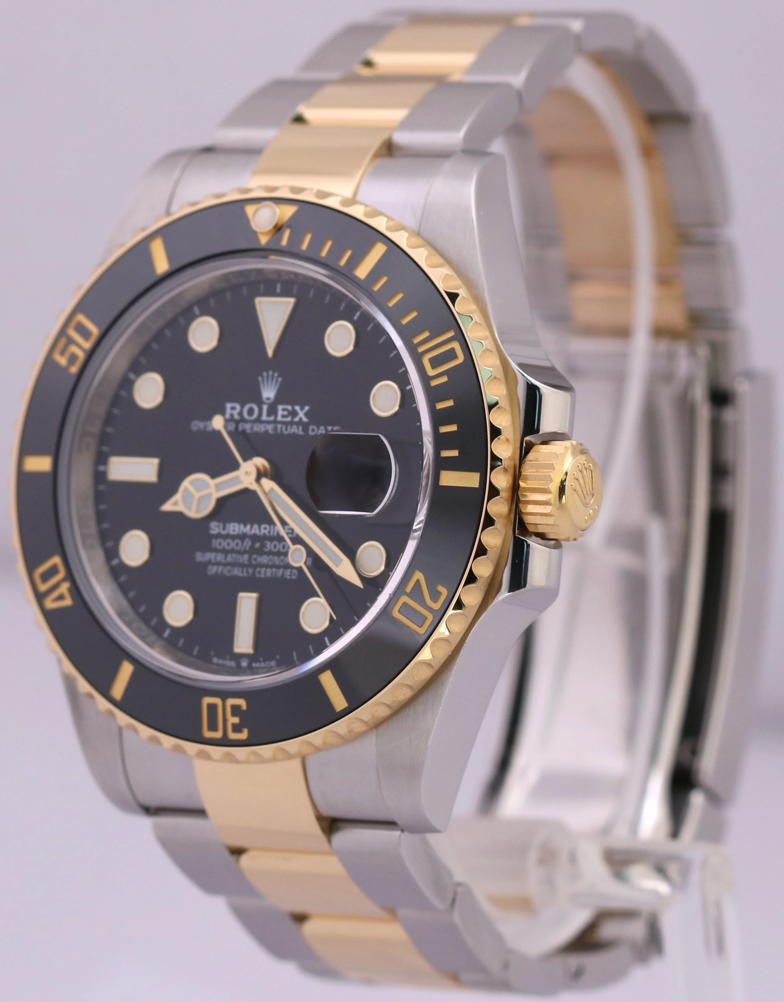 MINT PAPERS Rolex Submariner Date 41mm Ceramic BLACK Two-Tone 18K 126613 LN BOX - Image 3