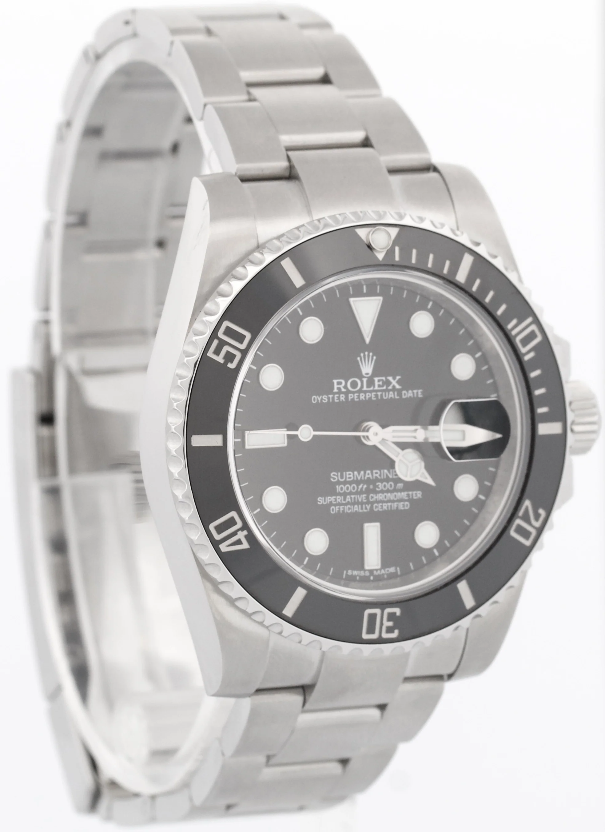 Rolex Submariner Date BLACK Ceramic Stainless Steel 40mm 116610 LN Watch BOX - Image 4