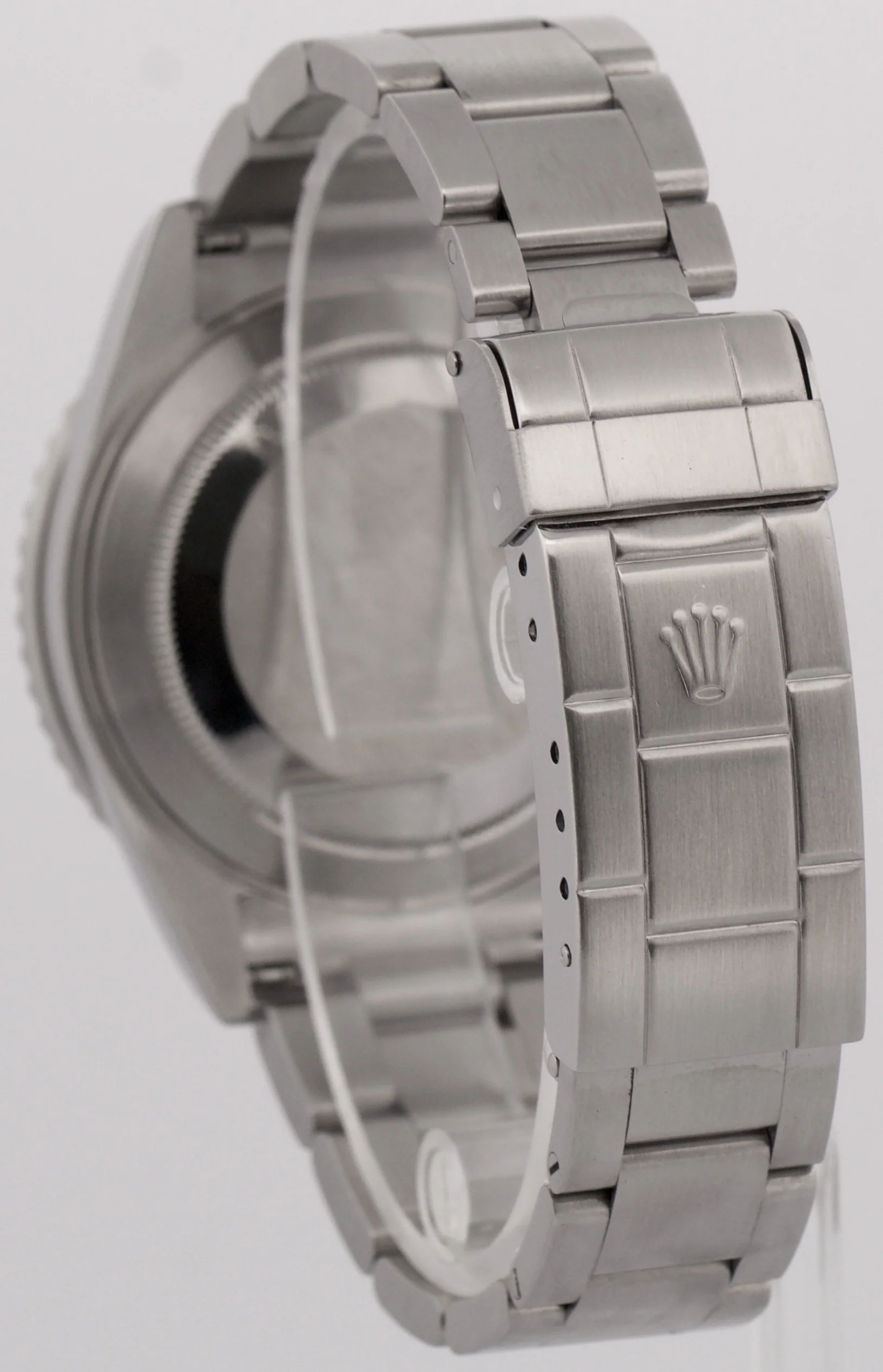 Rolex Submariner Date Black REHAUT Stainless Steel NO-HOLES 40mm Watch 16610 - Image 5