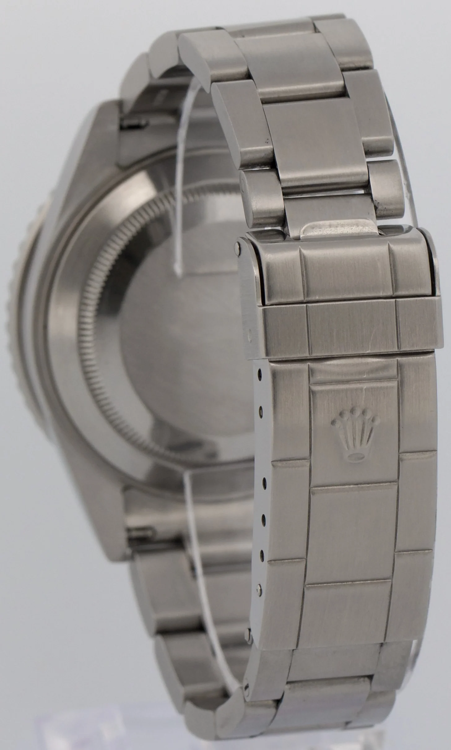 Rolex Submariner Date BLACK Stainless Steel GREEN No-Holes 40mm Watch 16610 LN - Image 5