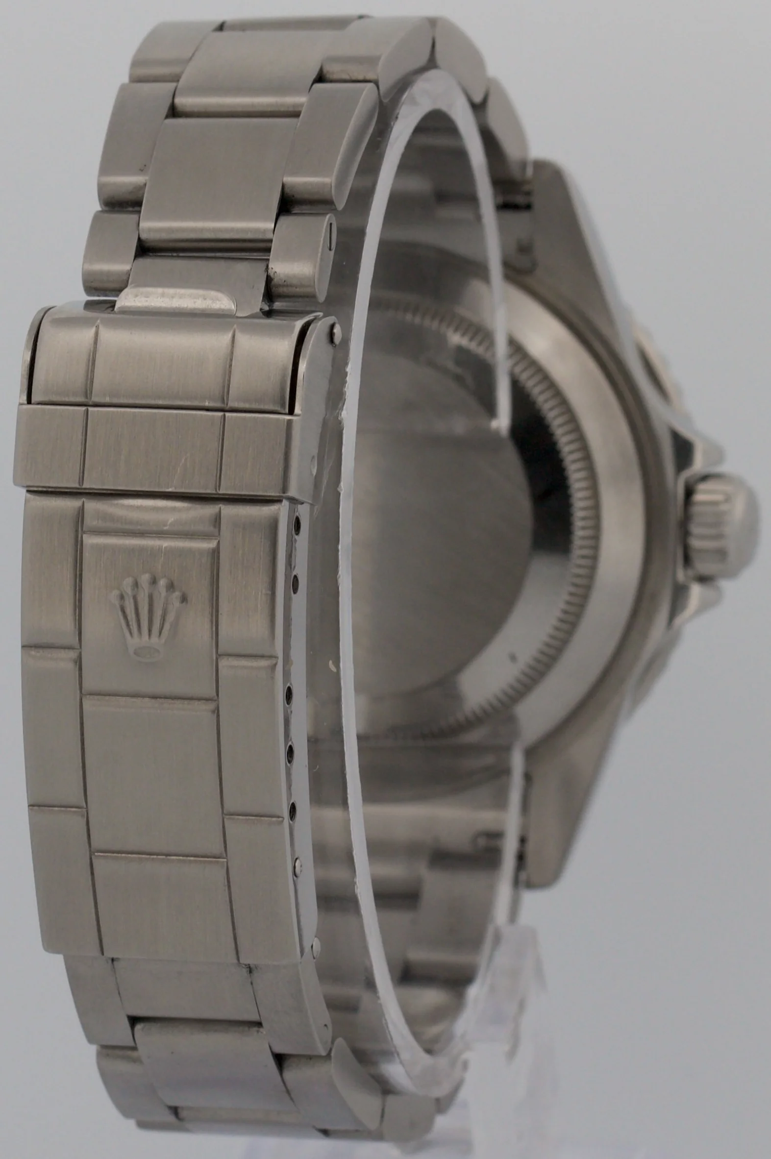 Rolex Submariner Date BLACK Stainless Steel GREEN No-Holes 40mm Watch 16610 LN - Image 6
