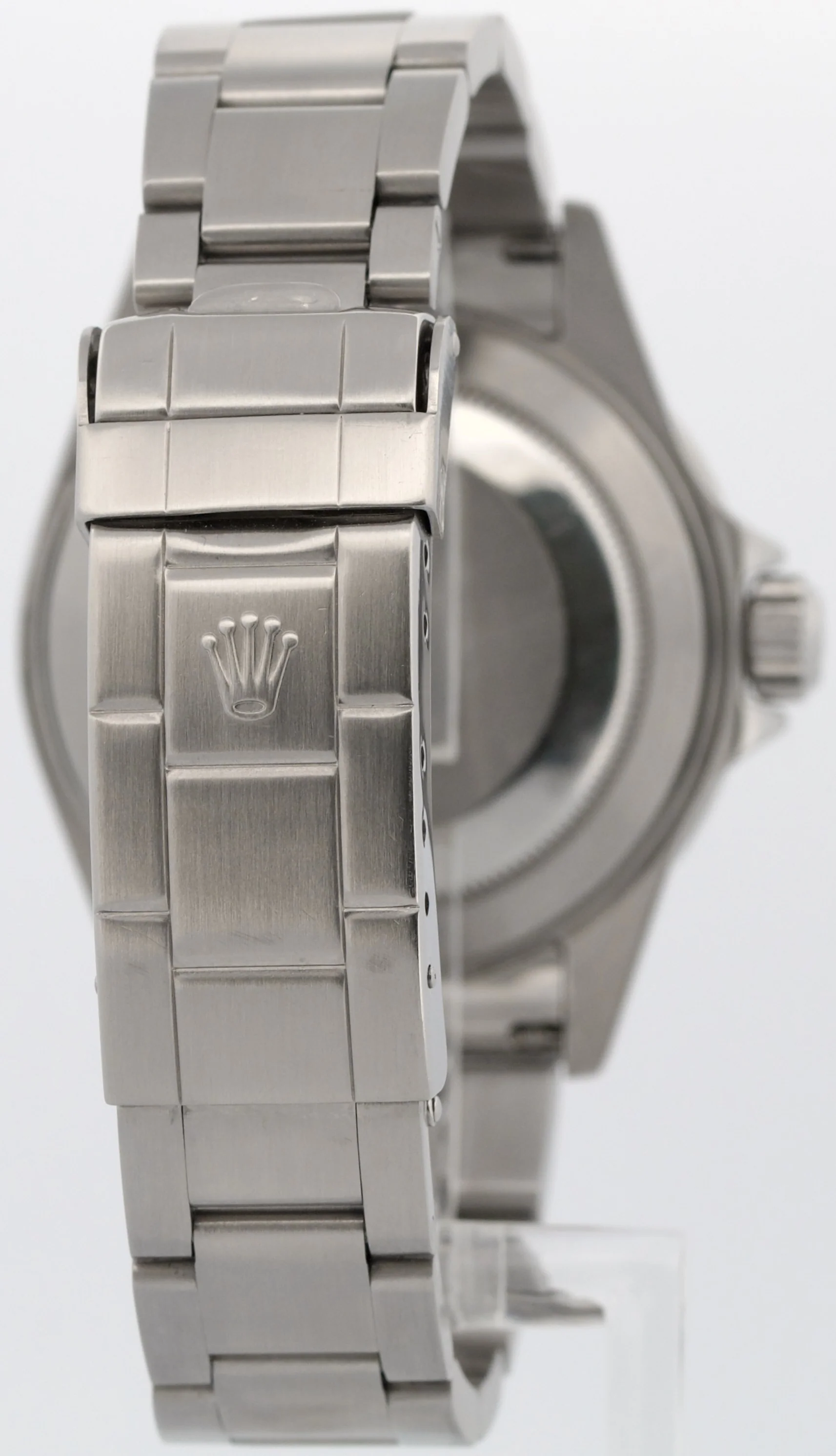 Rolex Submariner Date BLACK Stainless Steel NO-HOLES 40mm Automatic Watch 16610 - Image 6