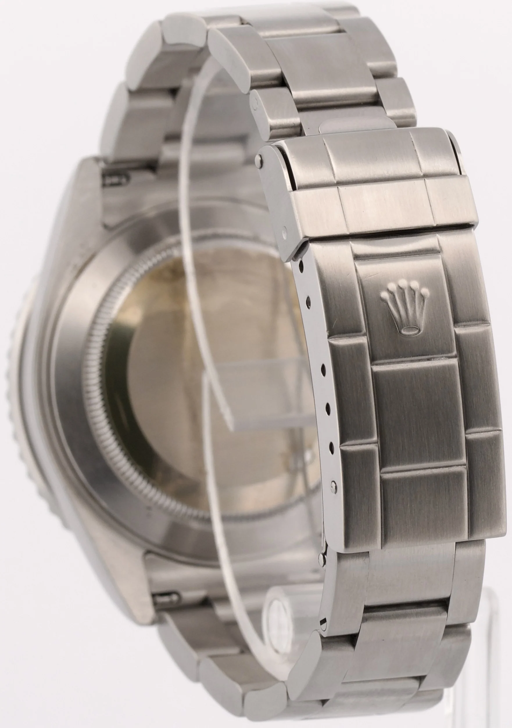 Rolex Submariner Date BLACK Stainless Steel No-Holes 40mm REHAUT Watch 16610 - Image 5