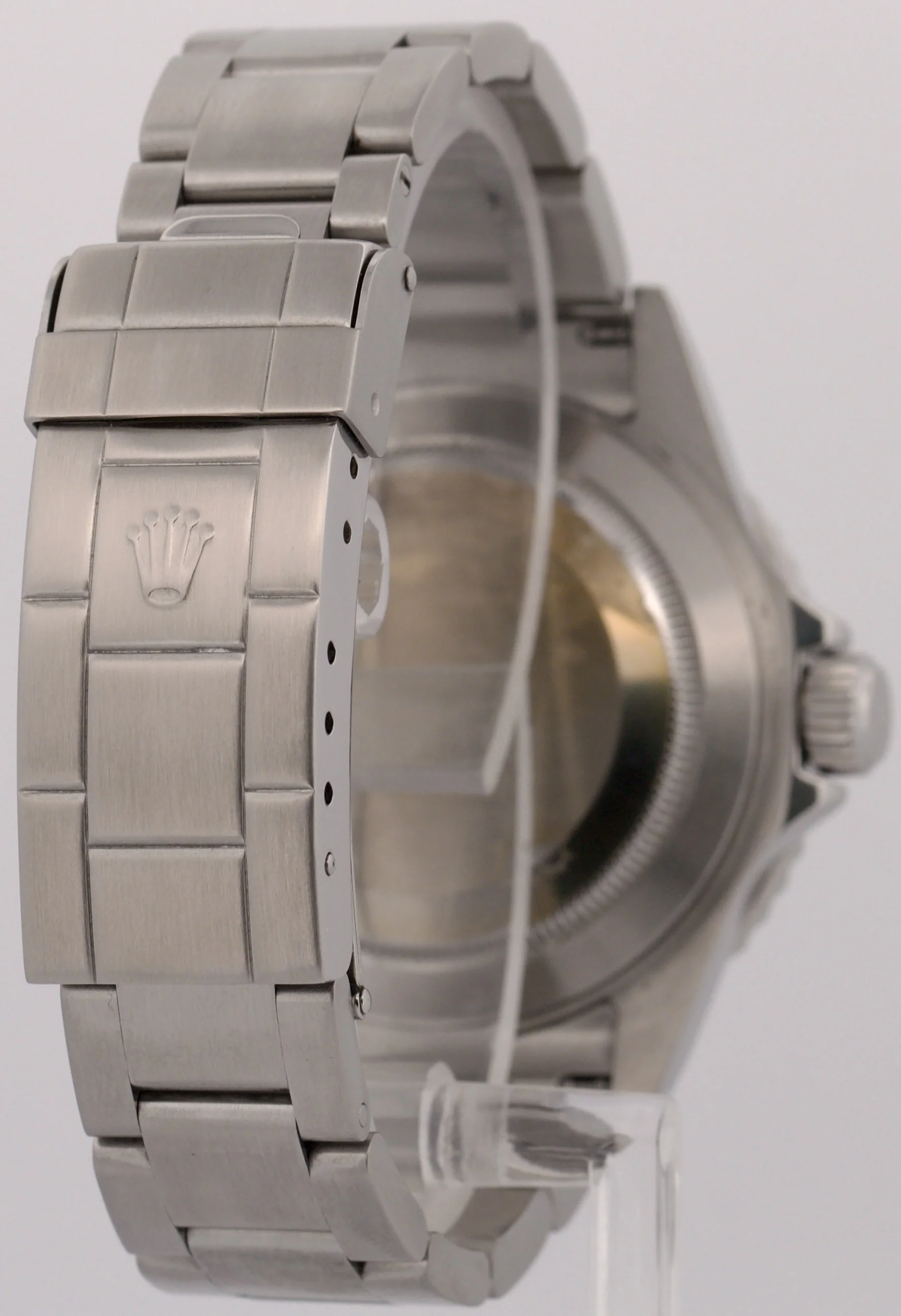 Rolex Submariner Date BLACK Stainless Steel No-Holes 40mm REHAUT Watch 16610 - Image 6