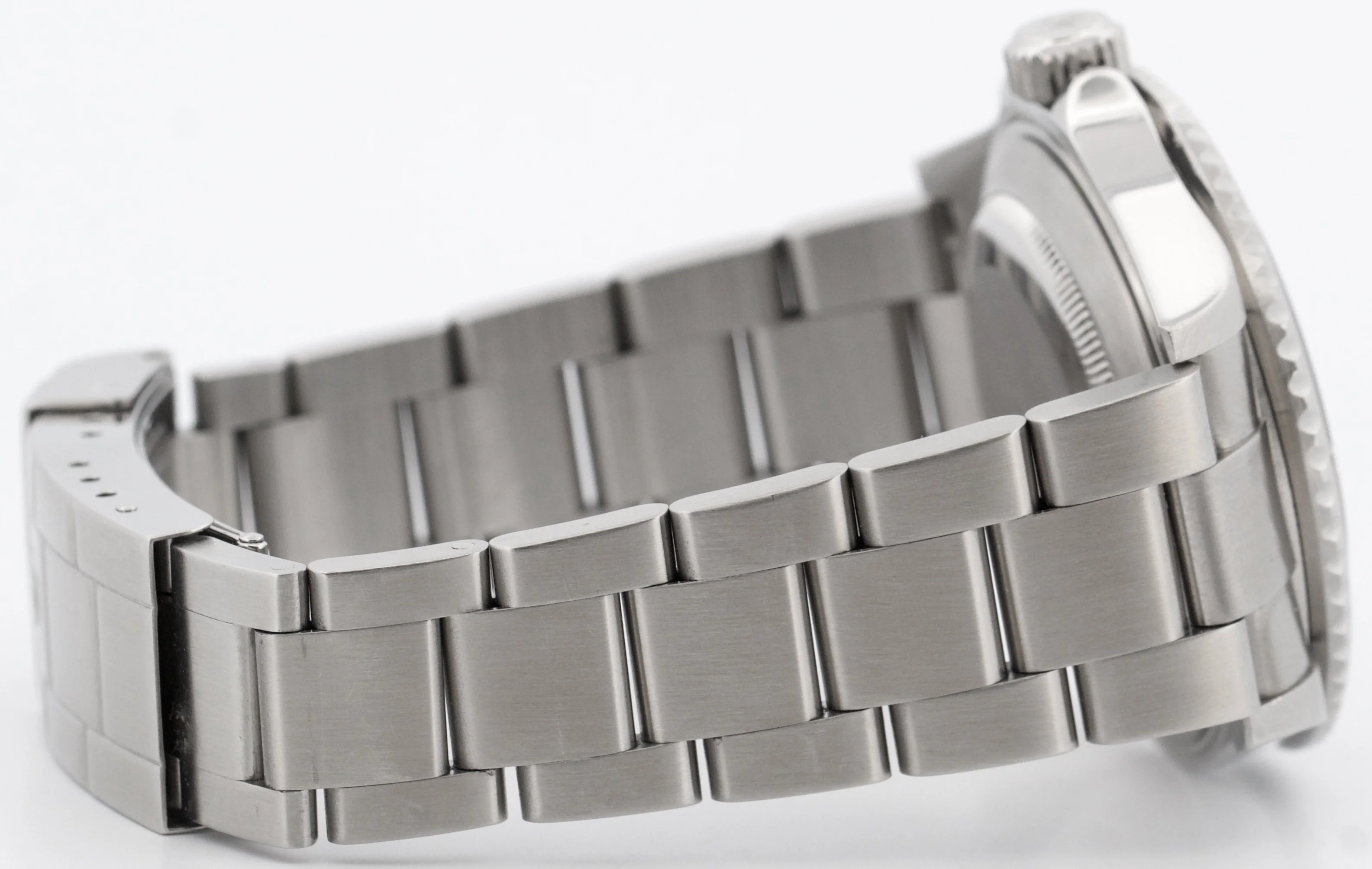 Rolex Submariner Date BLACK Stainless Steel REHAUT No-Holes 40mm 16610 BOX - Image 7