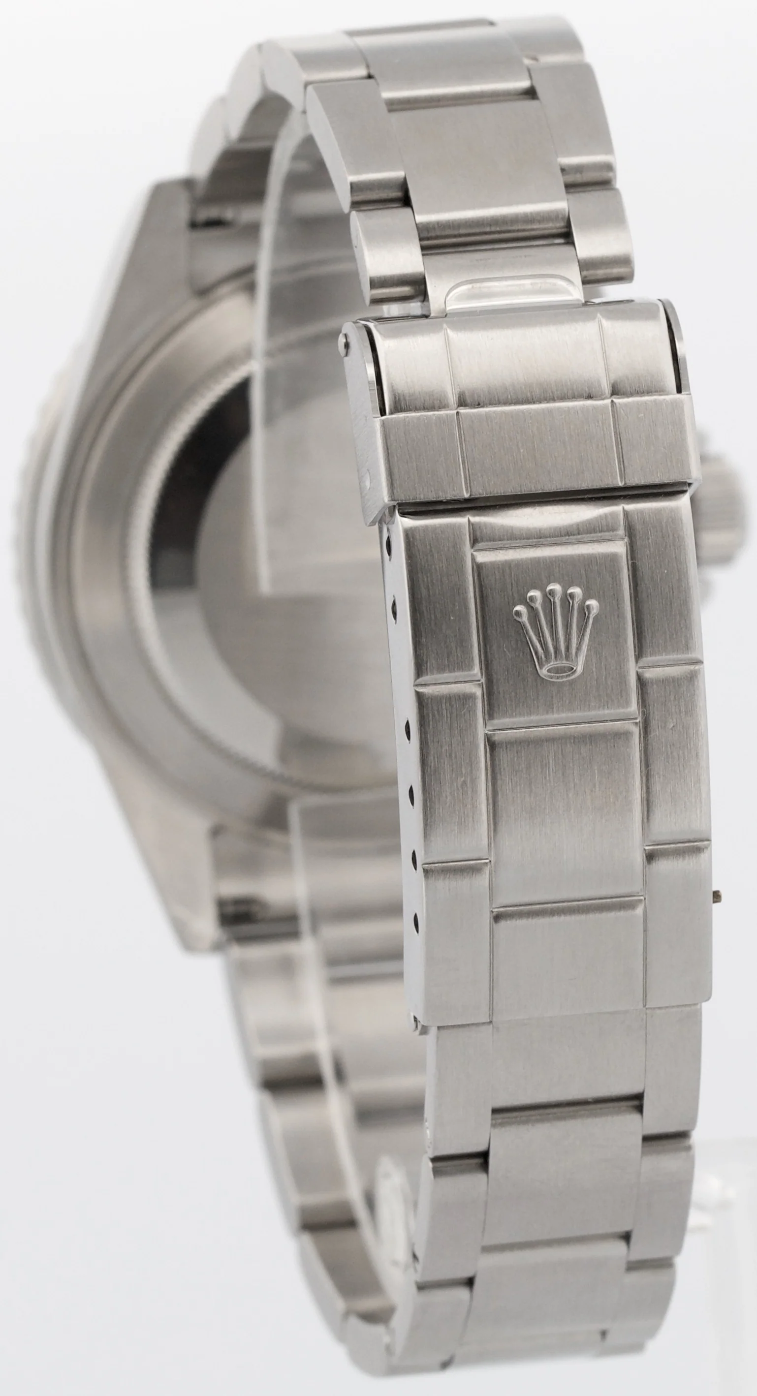 Rolex Submariner Date BLACK Stainless Steel REHAUT No-Holes 40mm Watch 16610 - Image 5