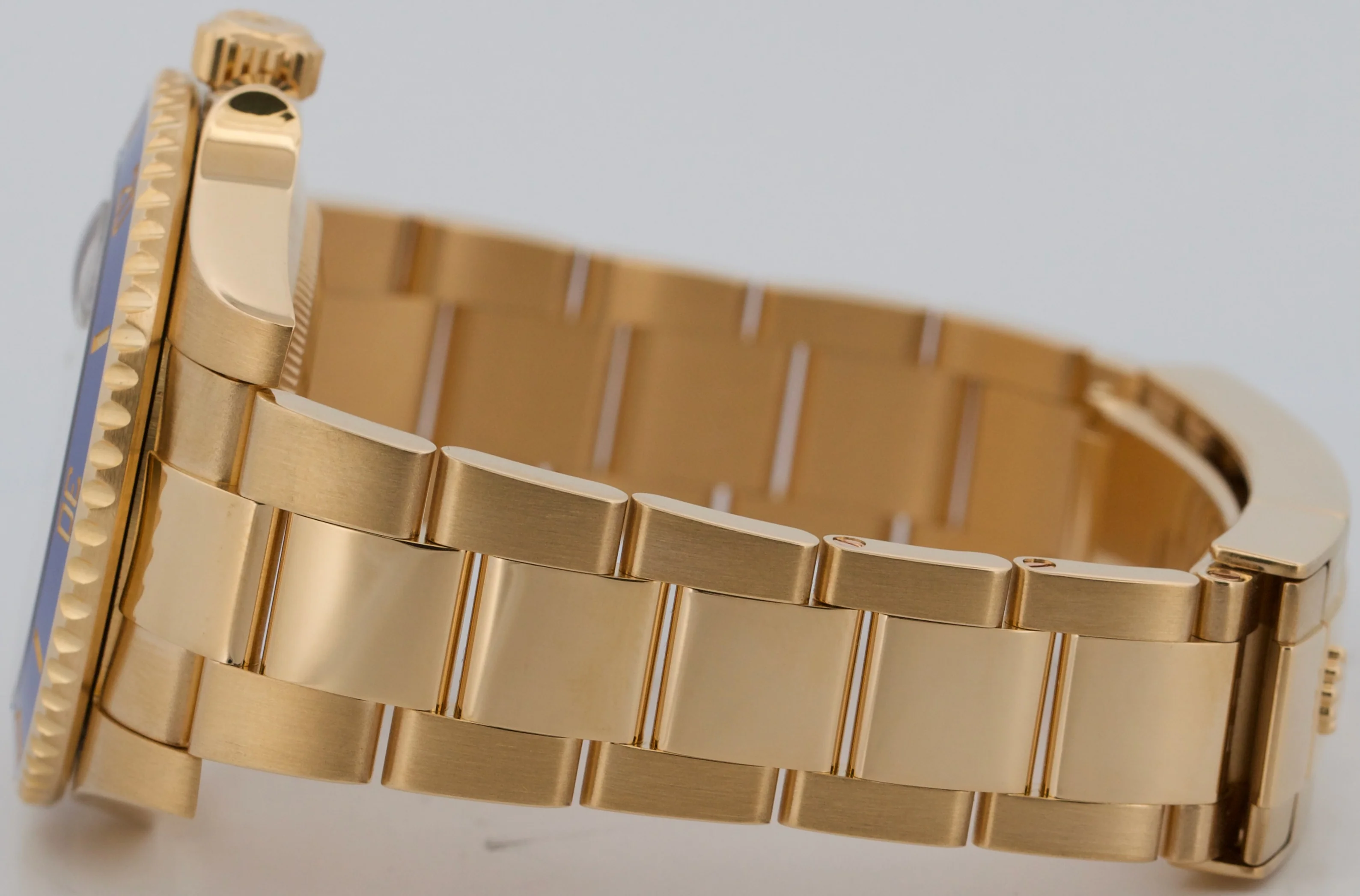Rolex Submariner Date BLUE 18k Yellow Gold 40mm Ceramic 116618 LB Watch BOX - Image 7