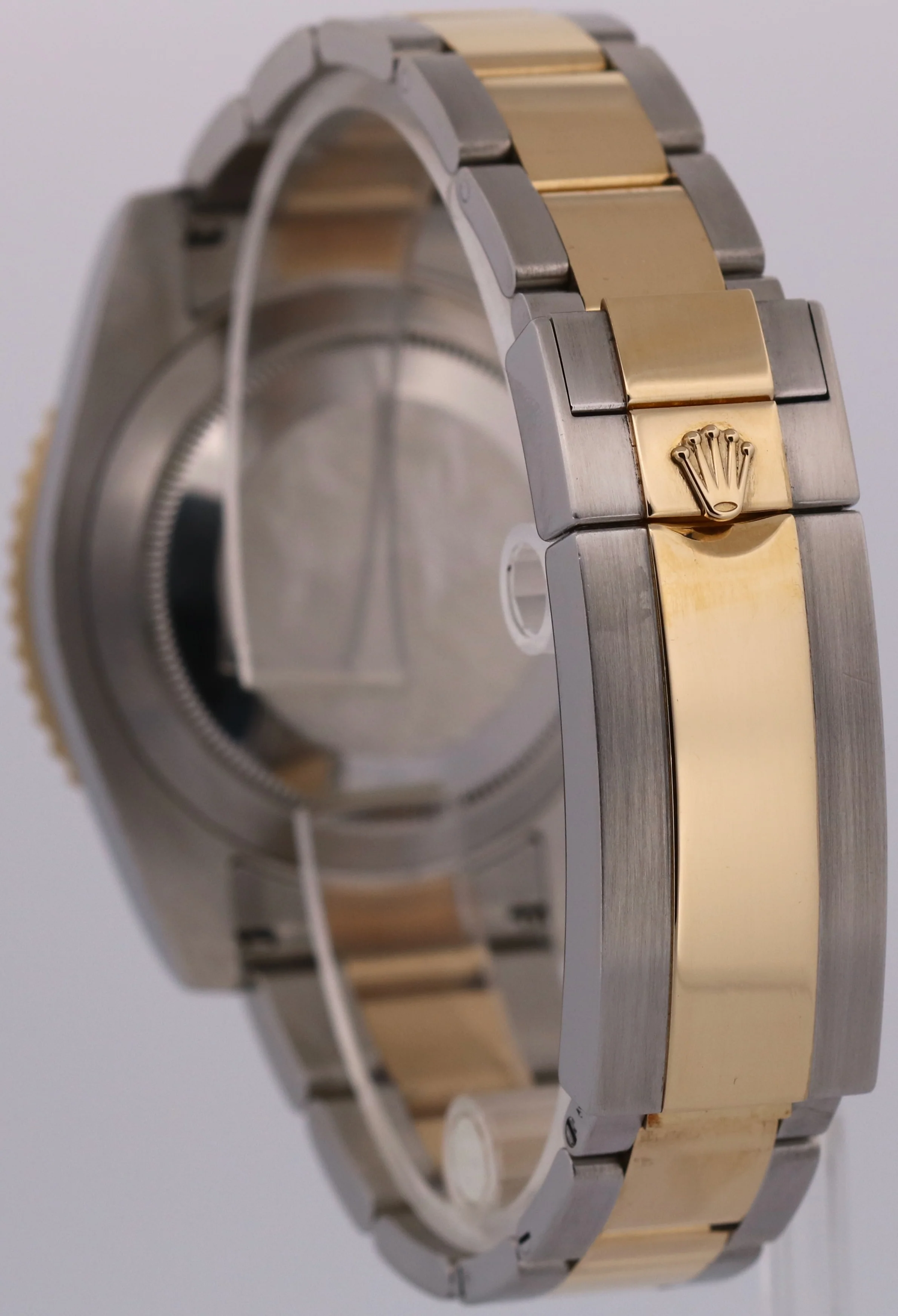 Rolex Submariner Date Ceramic BLACK 40mm 18K Yellow Gold Steel 116613 LN Watch - Image 5
