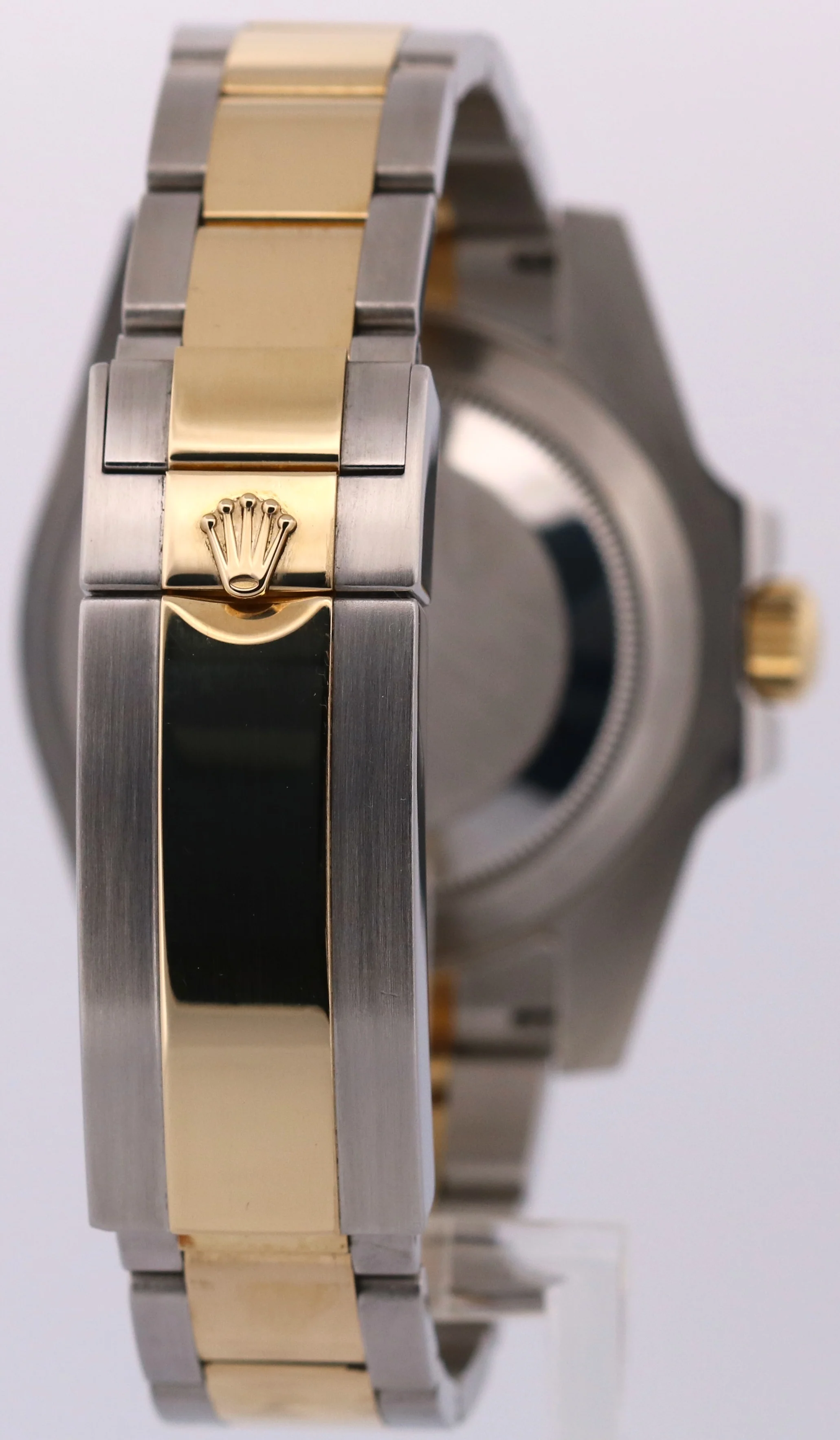 Rolex Submariner Date Ceramic BLACK 40mm 18K Yellow Gold Steel 116613 LN Watch - Image 6