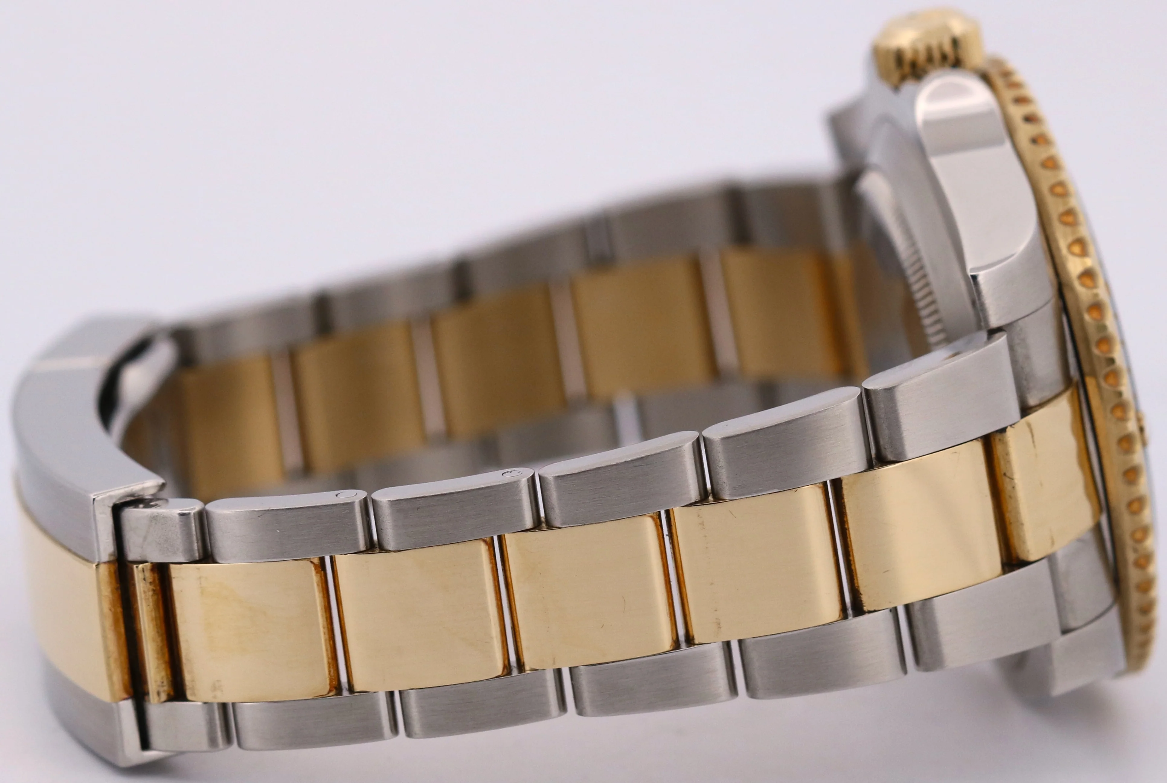 Rolex Submariner Date Ceramic BLACK 40mm 18K Yellow Gold Steel 116613 LN Watch - Image 8