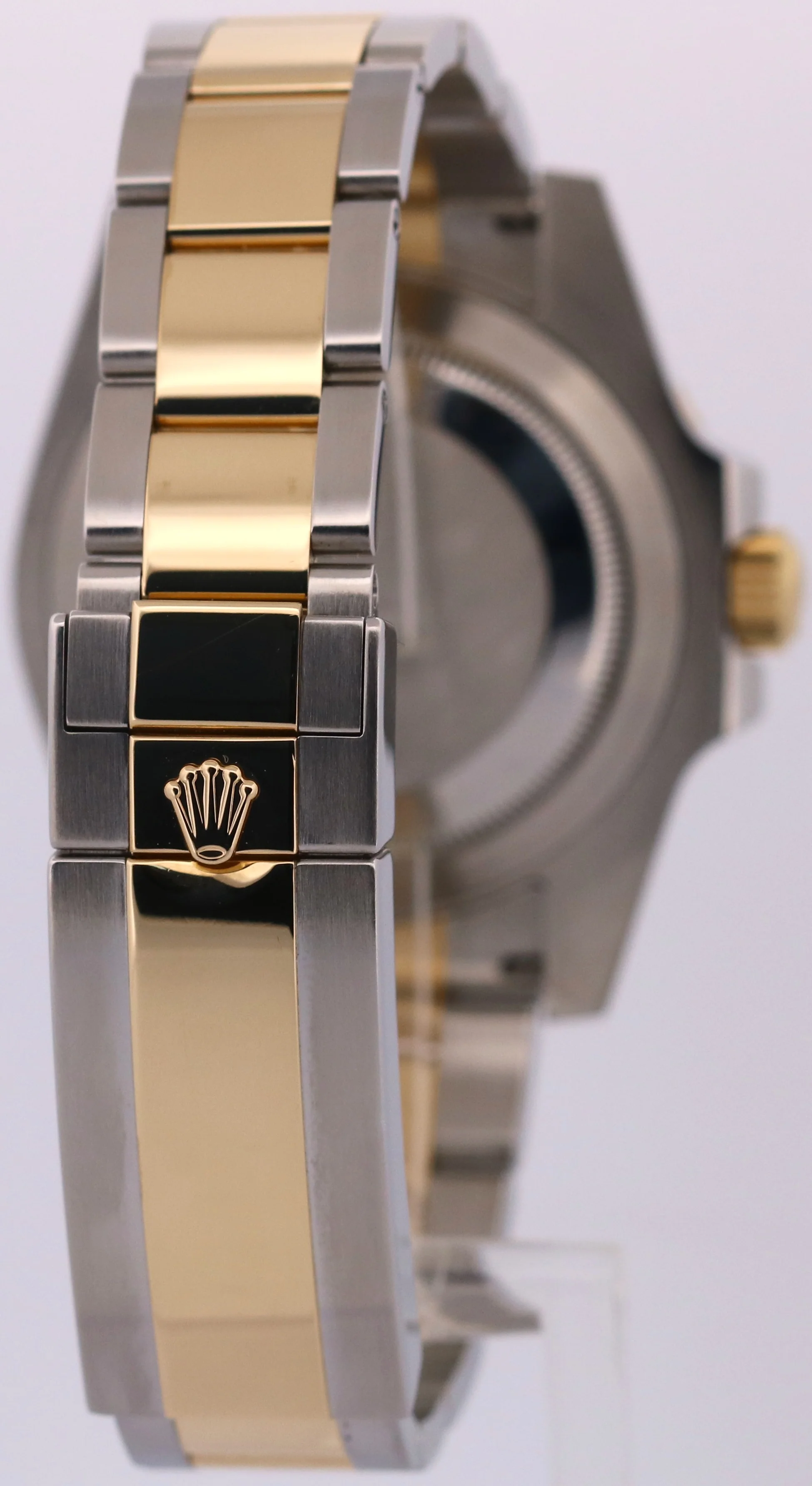 Rolex Submariner Date Ceramic BLUE 40mm 18K Yellow Gold Steel 116613 LB Watch - Image 6