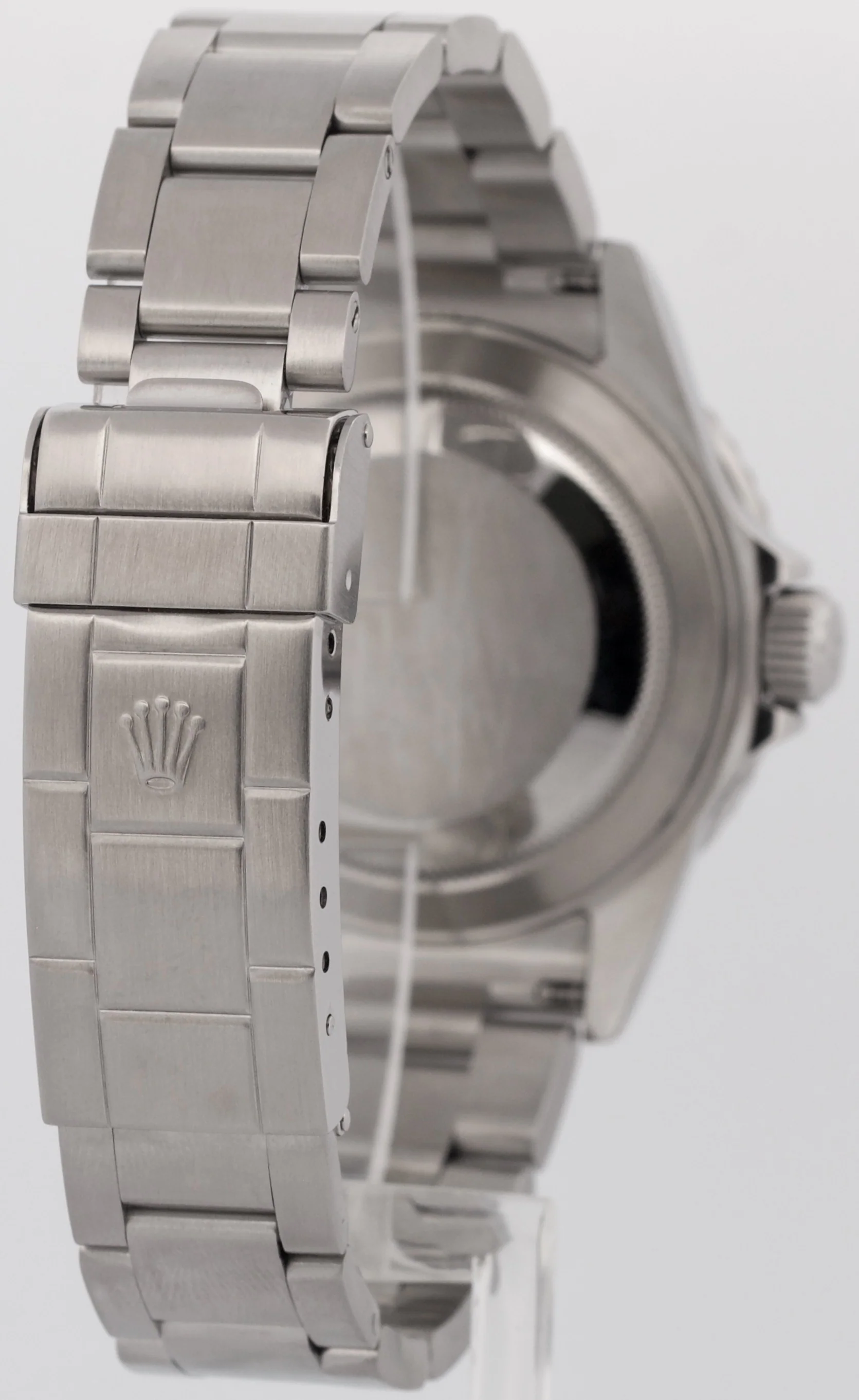Rolex Submariner Date NO-HOLES Stainless Steel Black REHAUT 40mm 16610T Watch - Image 6