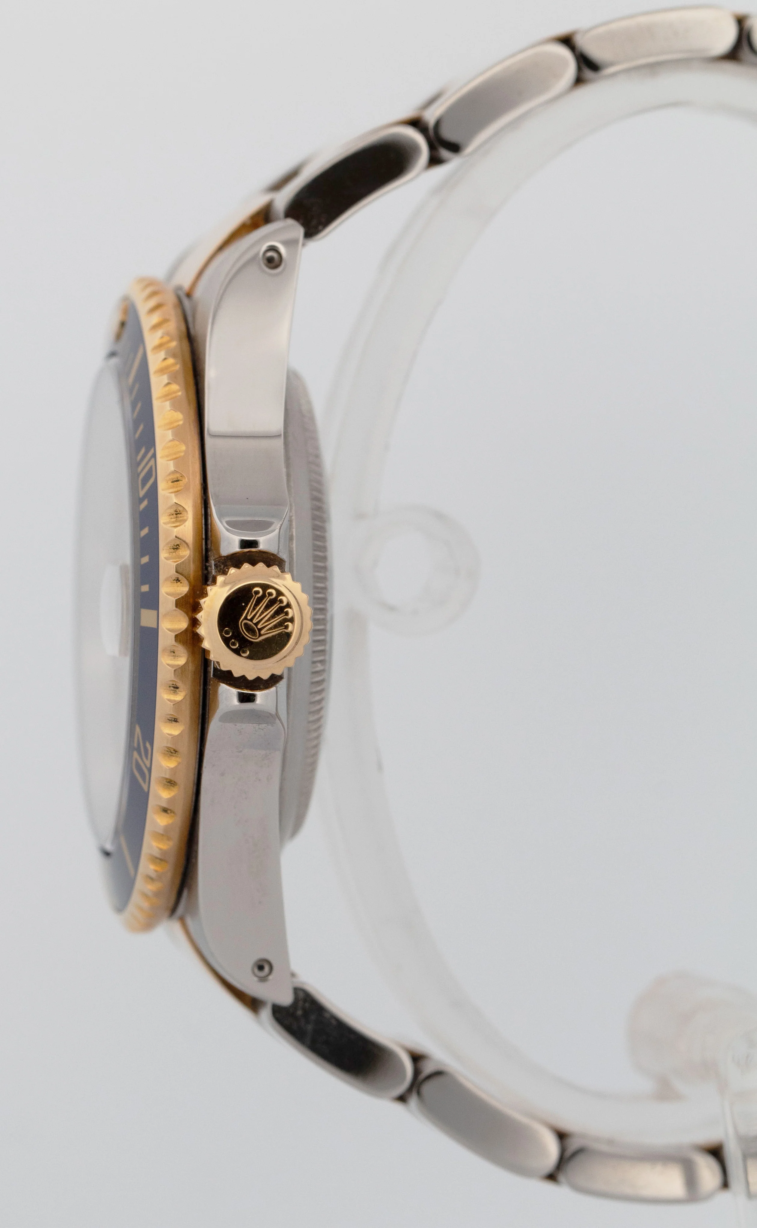 Rolex Submariner Date SERTI SLATE DIAMOND 40mm 18K GOLD BUCKLE Steel 16613 Watch - Image 3