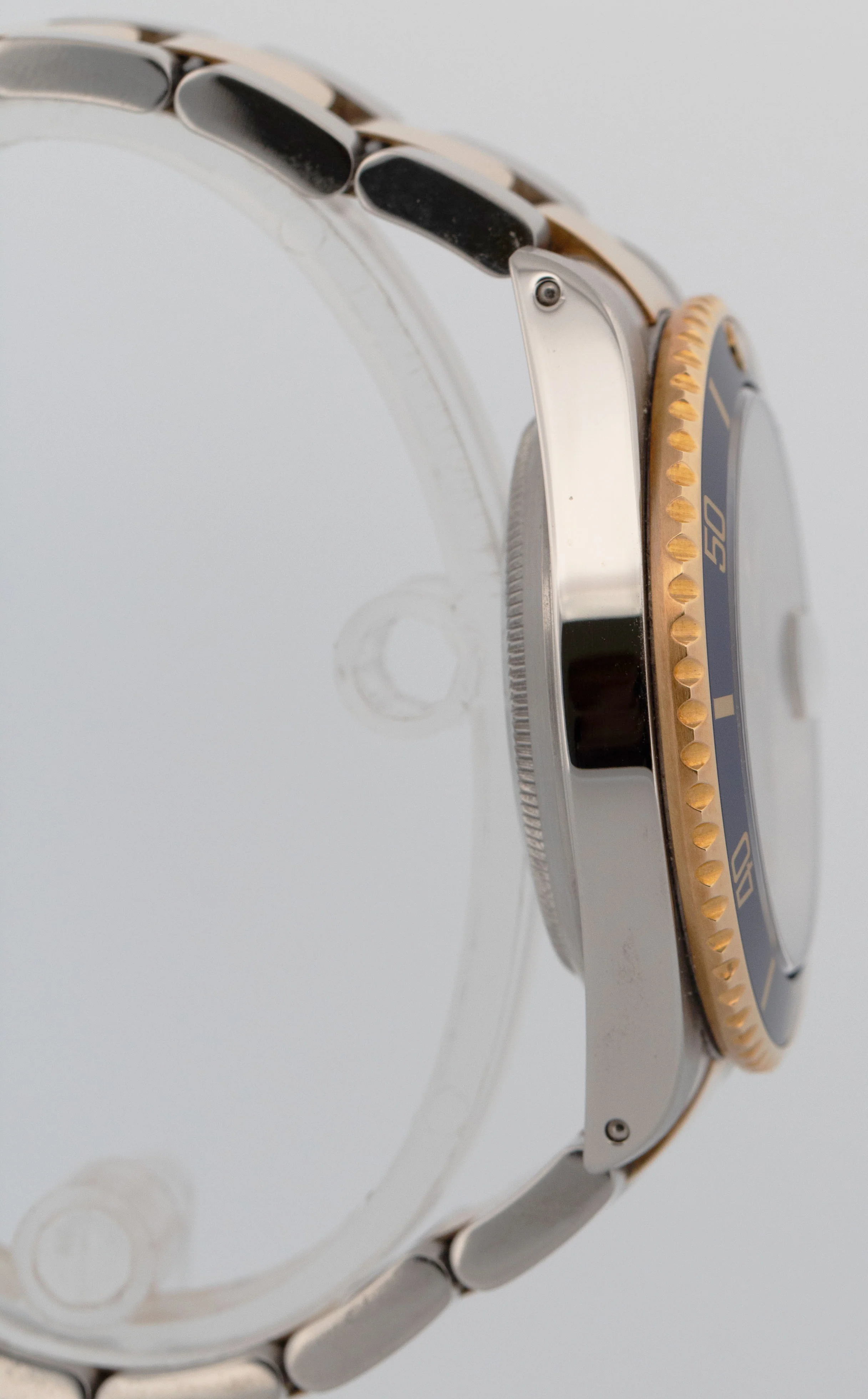 Rolex Submariner Date SERTI SLATE DIAMOND 40mm 18K GOLD BUCKLE Steel 16613 Watch - Image 4