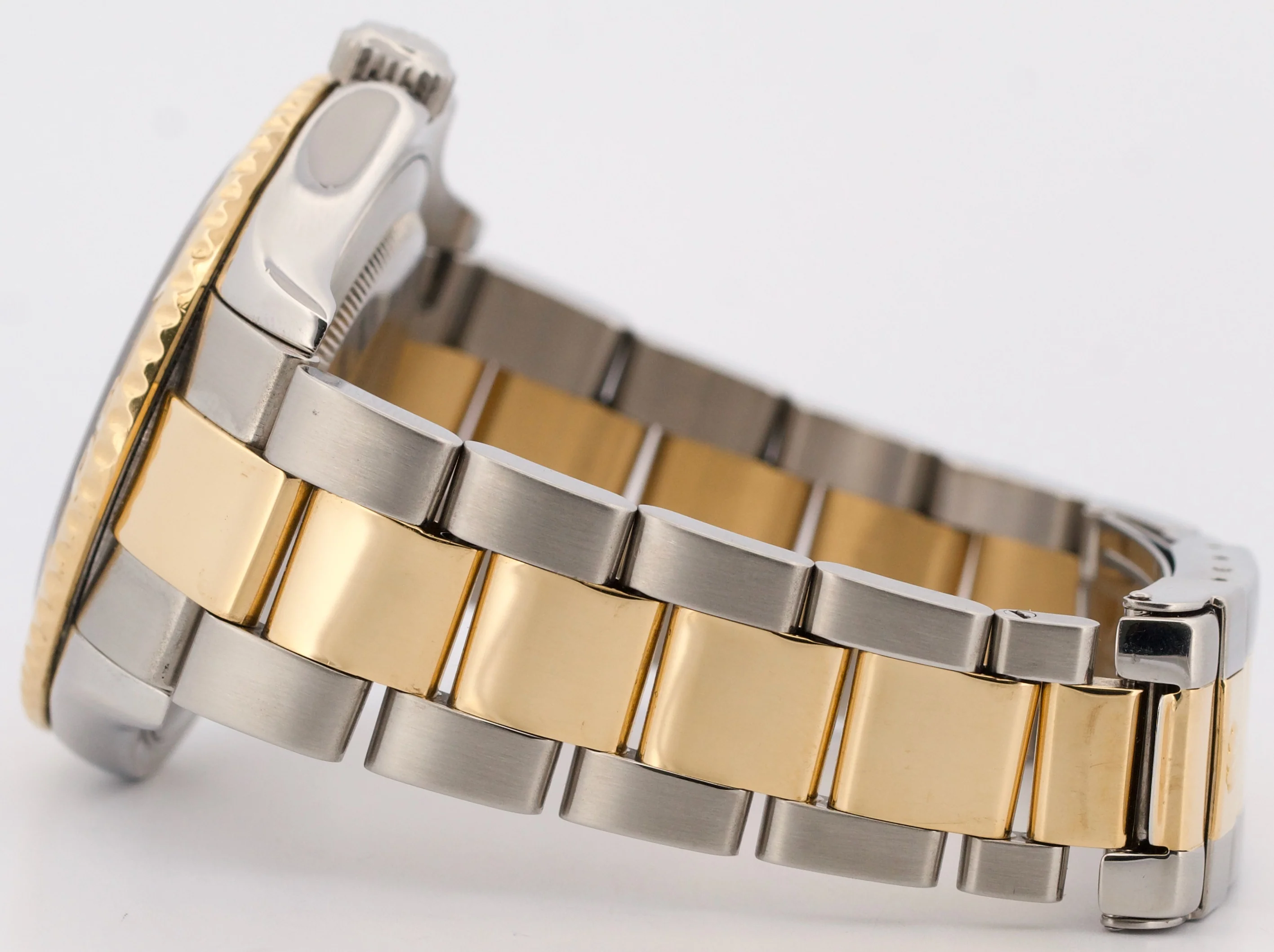 Rolex Yacht-Master 40mm WHITE 18K Two-Tone 18K Yellow Gold Steel 16623 Watch - Image 7