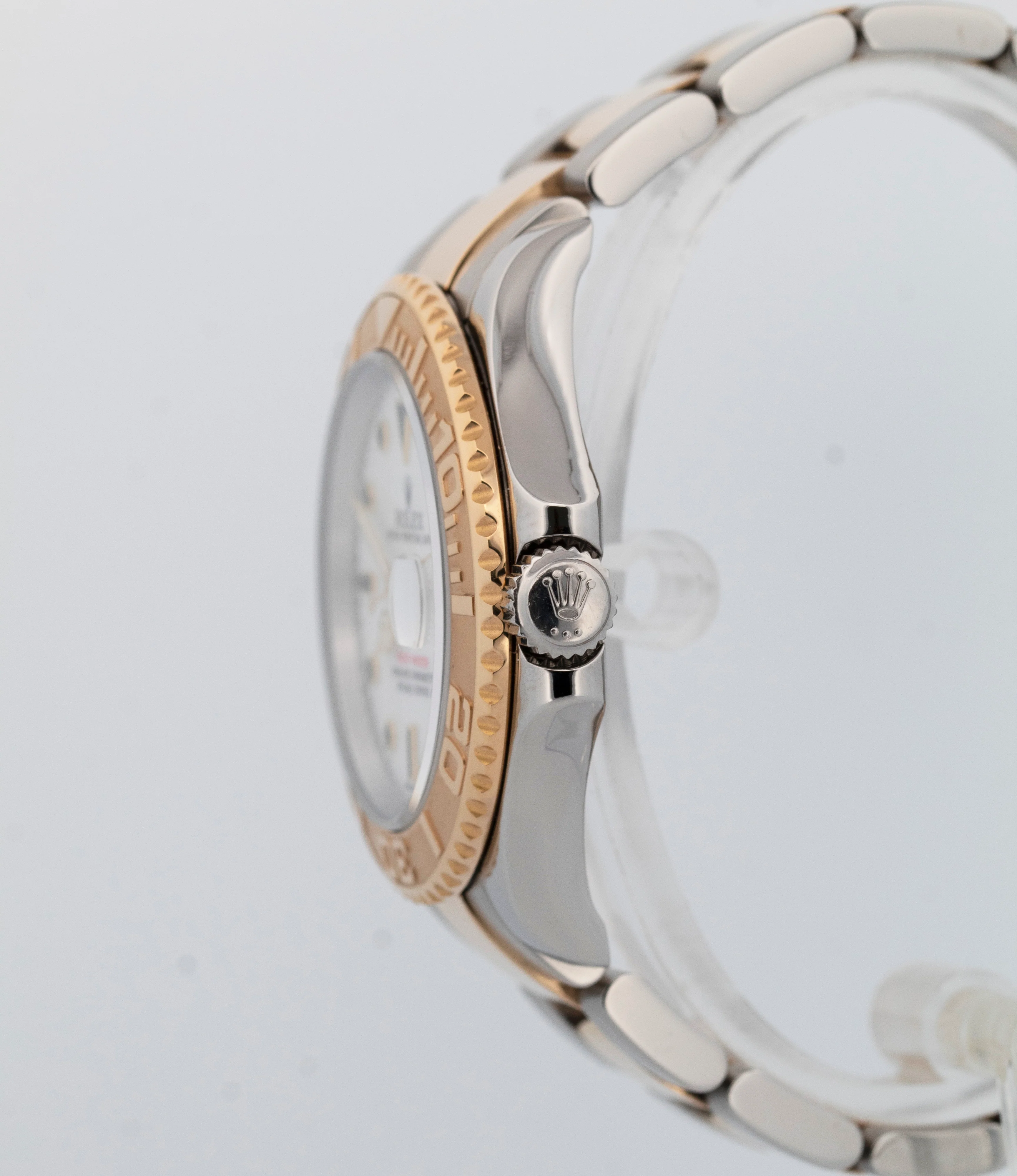 Rolex Yacht-Master 40mm WHITE 18K Two-Tone 18K Yellow Gold Steel 16623 Watch - Image 3
