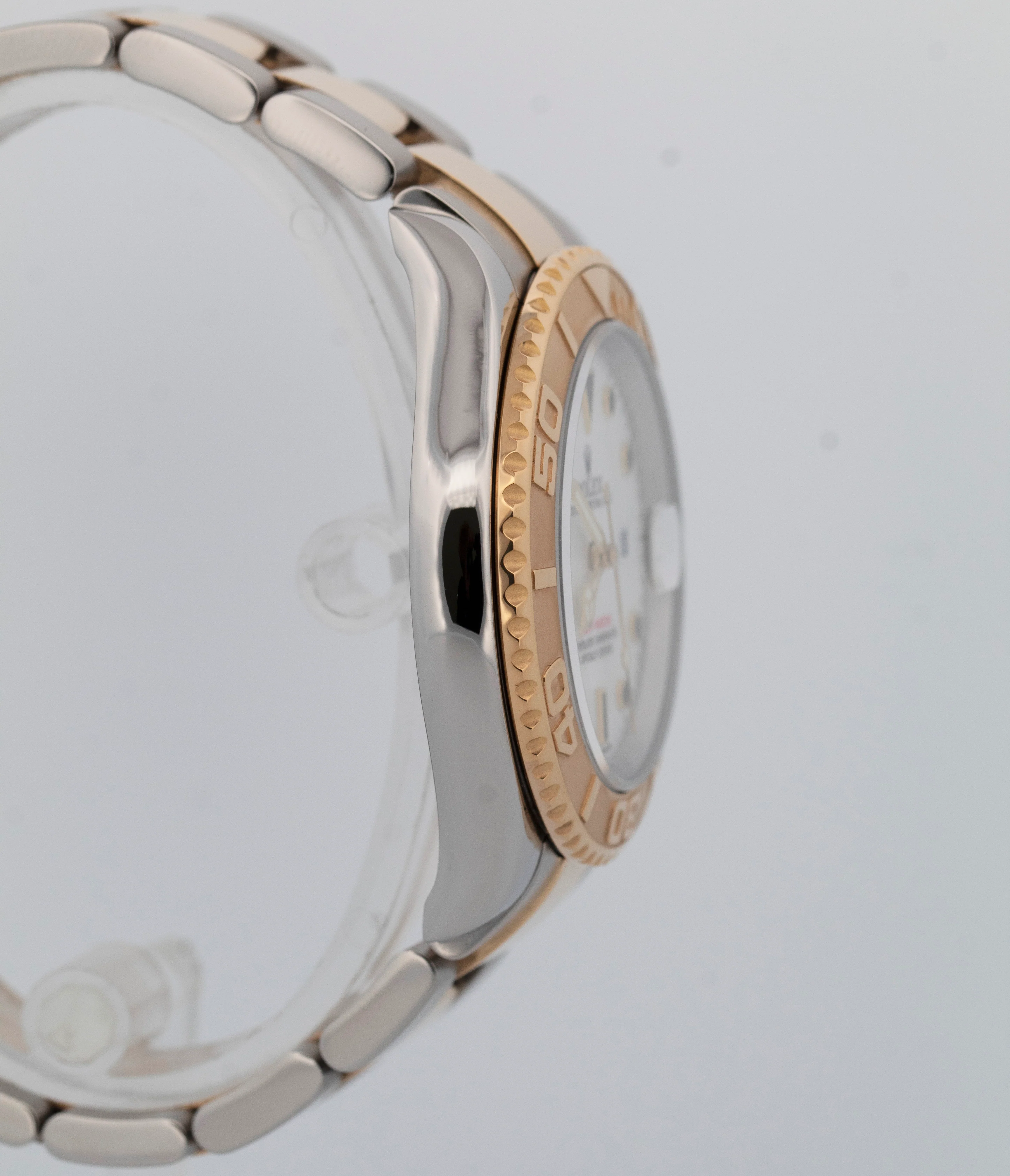 Rolex Yacht-Master 40mm WHITE 18K Two-Tone 18K Yellow Gold Steel 16623 Watch - Image 4
