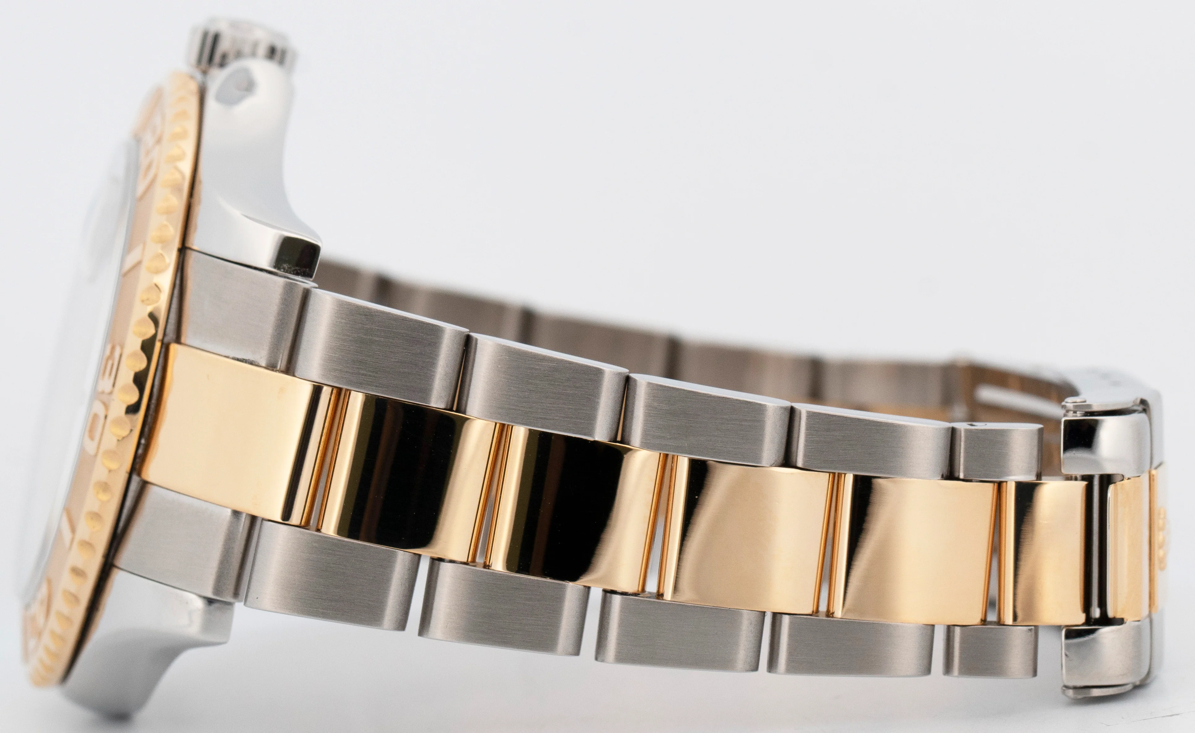 Rolex Yacht-Master 40mm WHITE 18K Two-Tone 18K Yellow Gold Steel 16623 Watch - Image 6