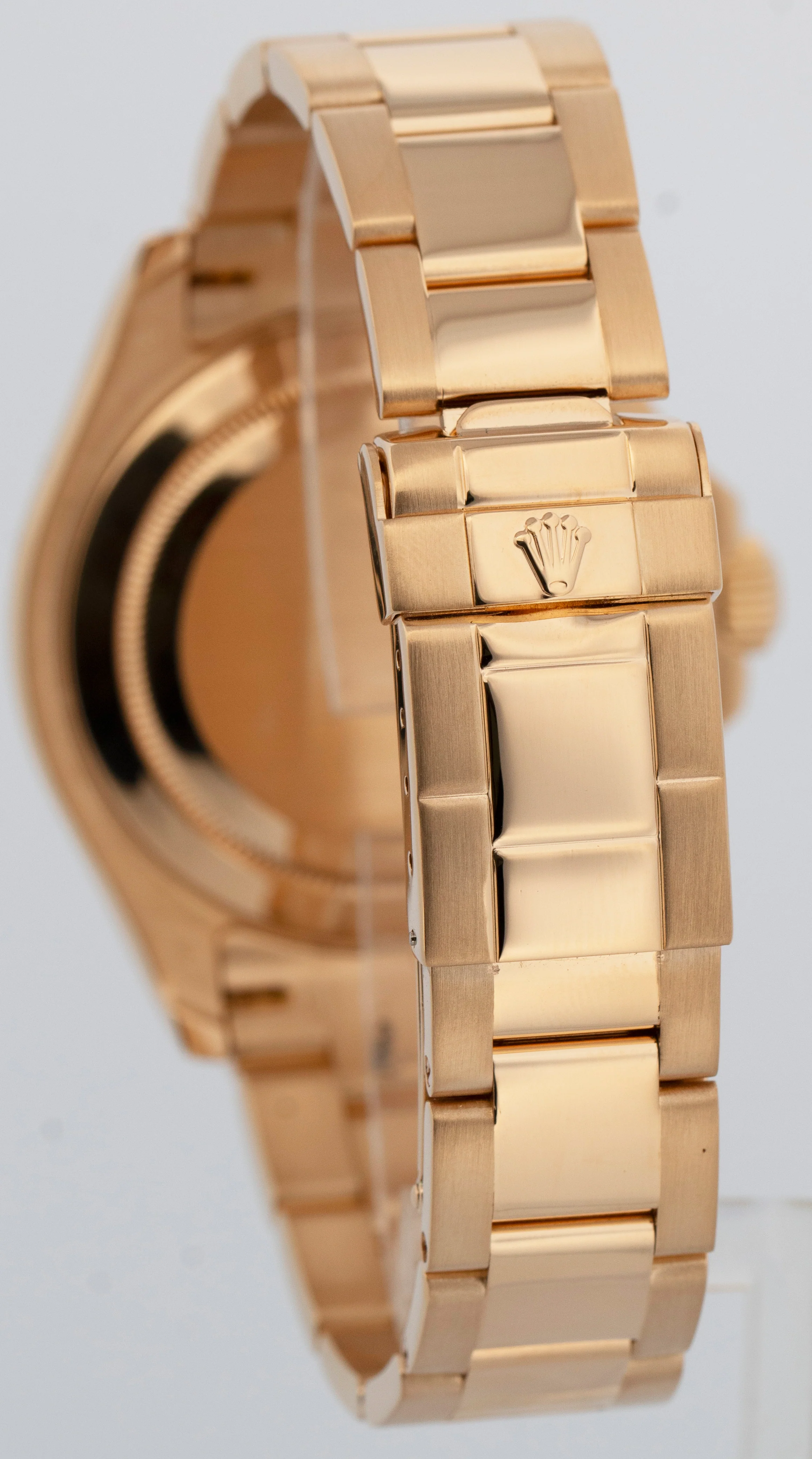 Rolex Yacht-Master 40mm WHITE 18K Yellow Gold NO-HOLES Oyster Watch 16628 - Image 5
