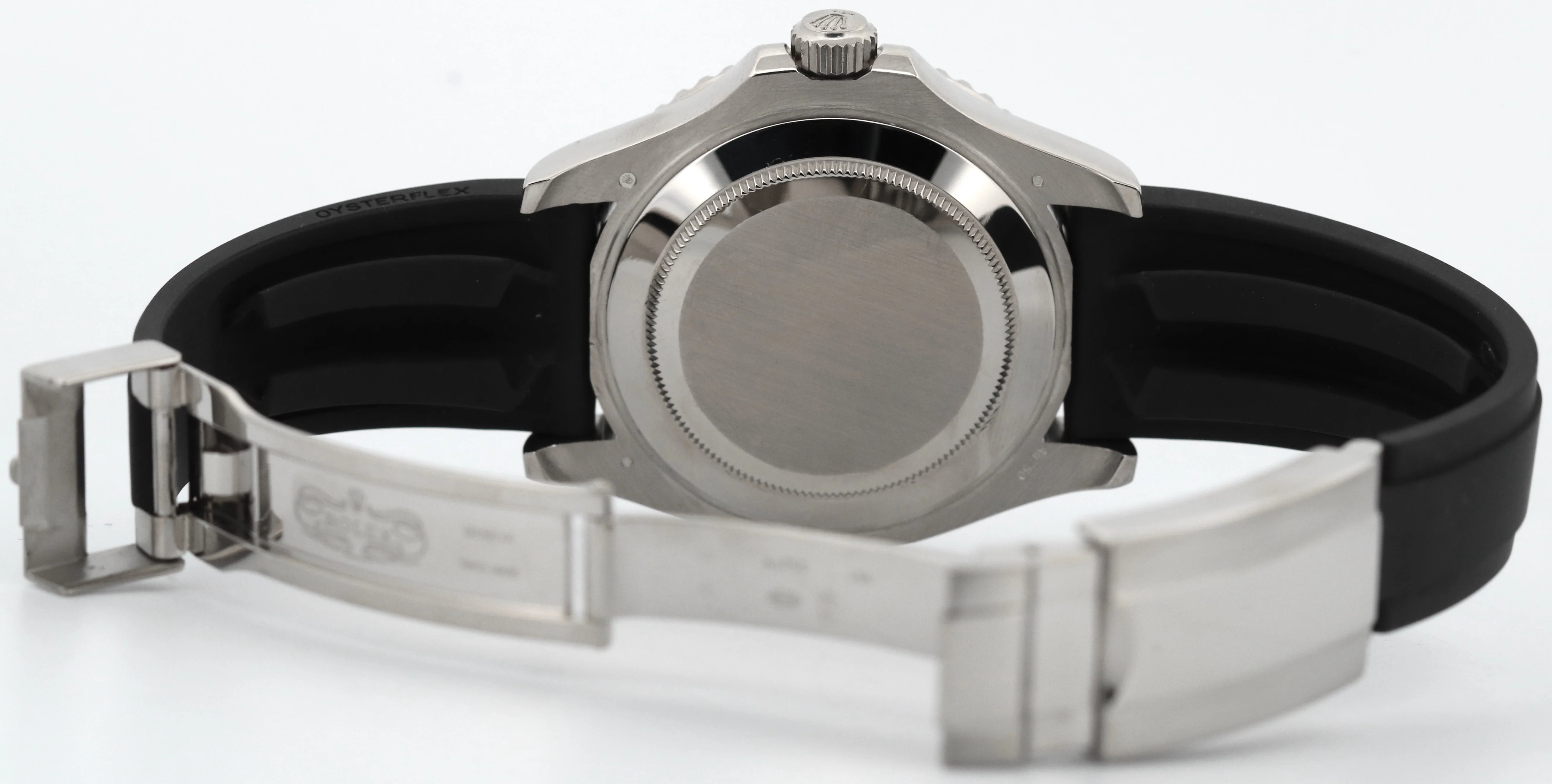 Rolex Yacht-Master BLACK 18K White Gold Oysterflex Rubber 42mm 226659 BOX - Image 7