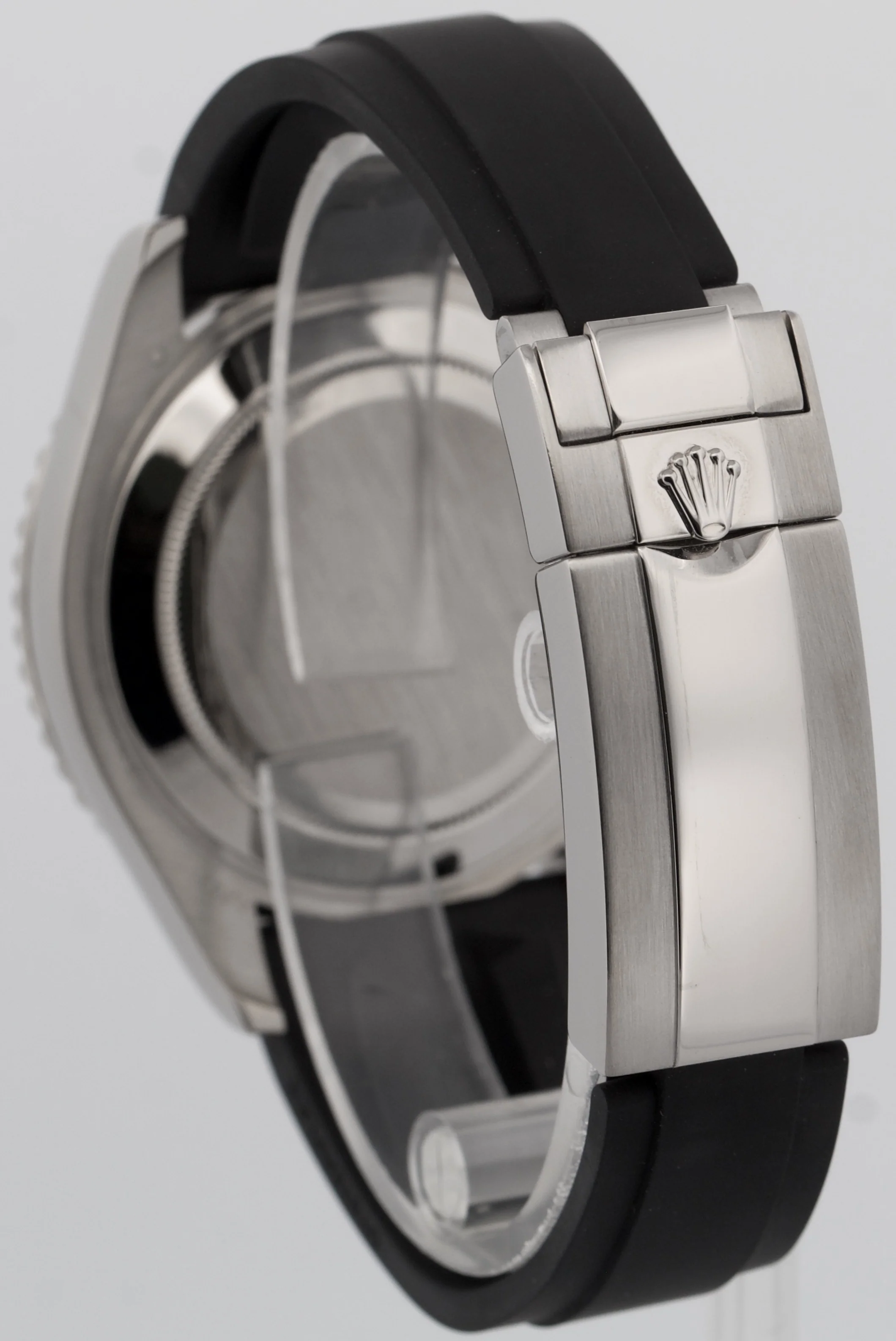 Rolex Yacht-Master BLACK 18K White Gold Oysterflex Rubber 42mm 226659 Watch - Image 5