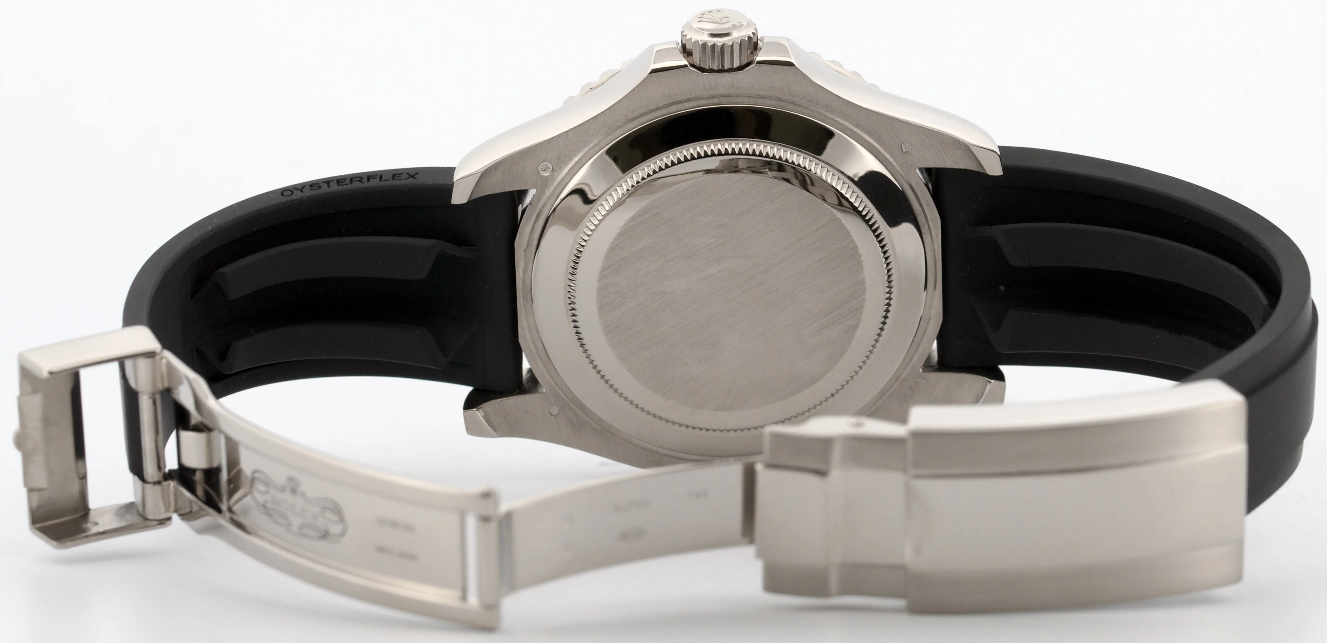 Rolex Yacht-Master BLACK 18K White Gold Oysterflex Rubber YM1 42mm 226659 BOX - Image 7