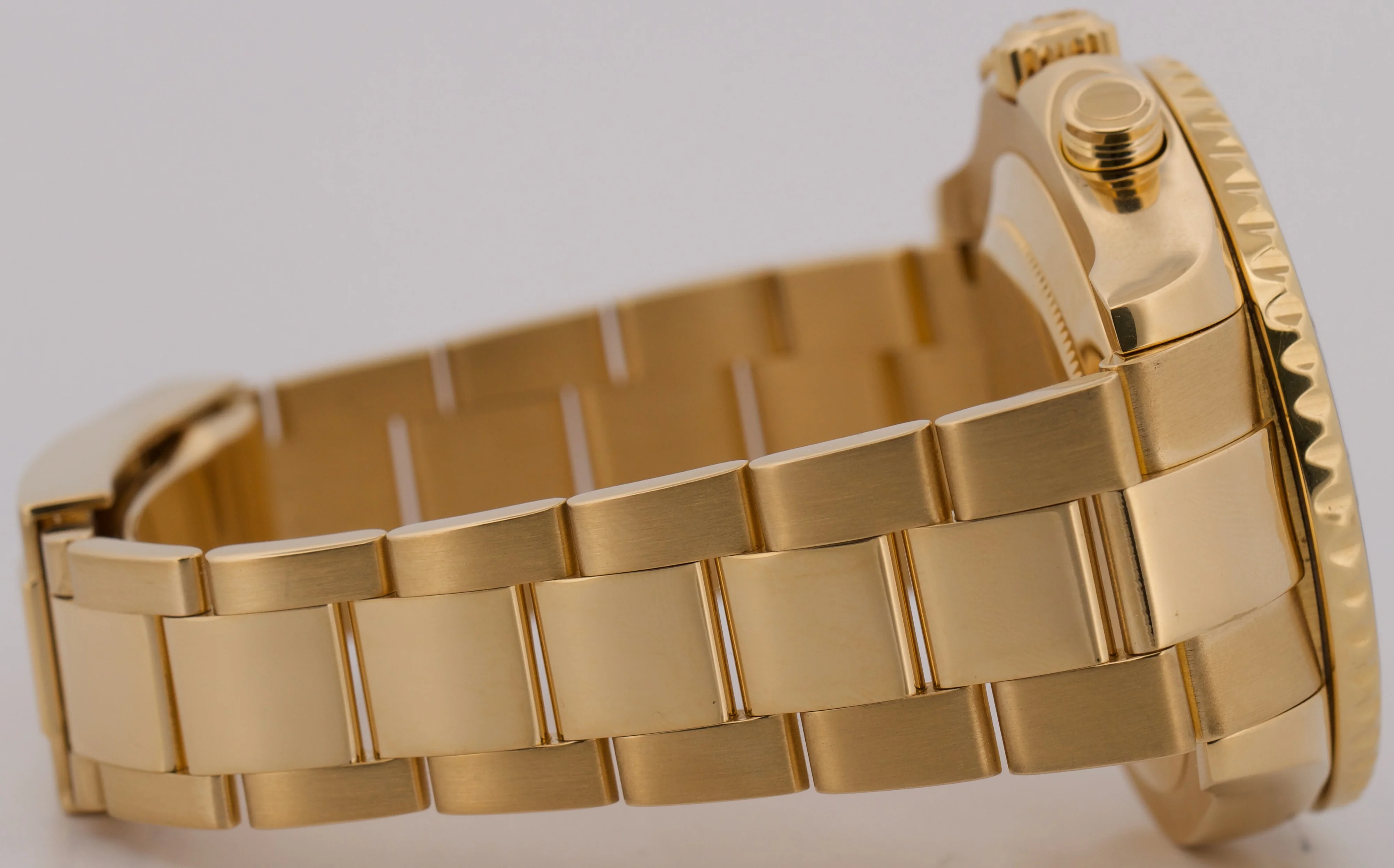 Rolex Yacht-Master II WHITE 18K Yellow Gold Blue Regatta Ceramic 44mm 116688 - Image 8