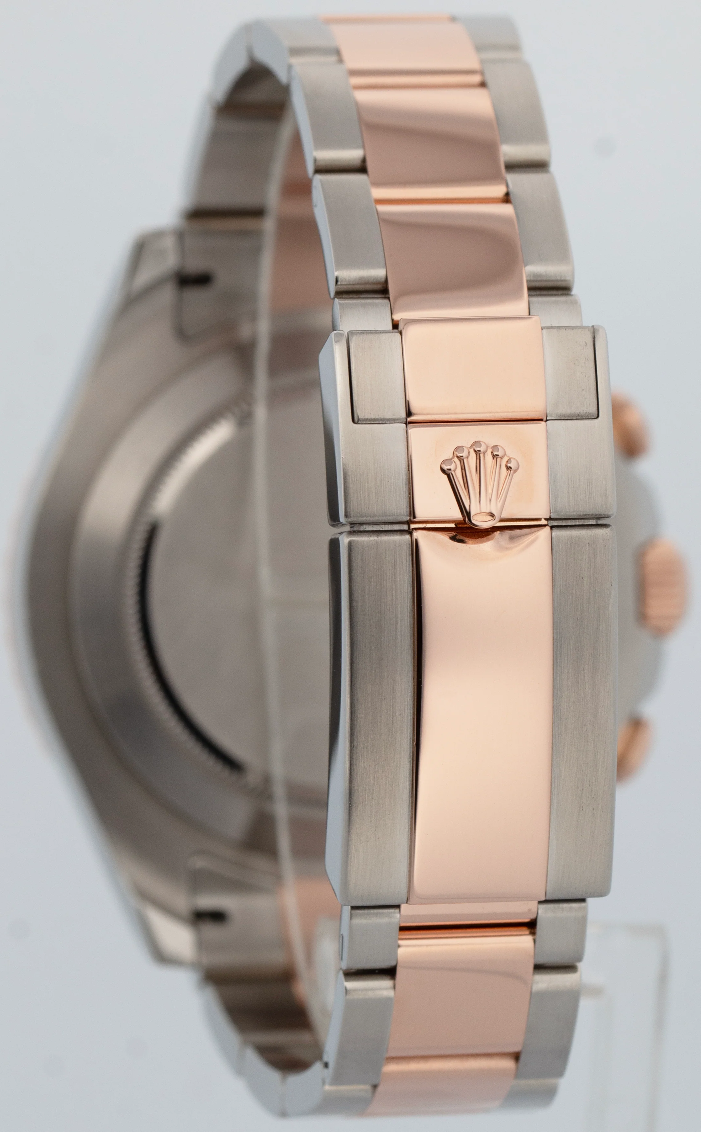 Rolex Yacht-Master II WHITE Two-Tone Steel NEW HANDS 18K Rose Gold 44mm 116681 - Image 4