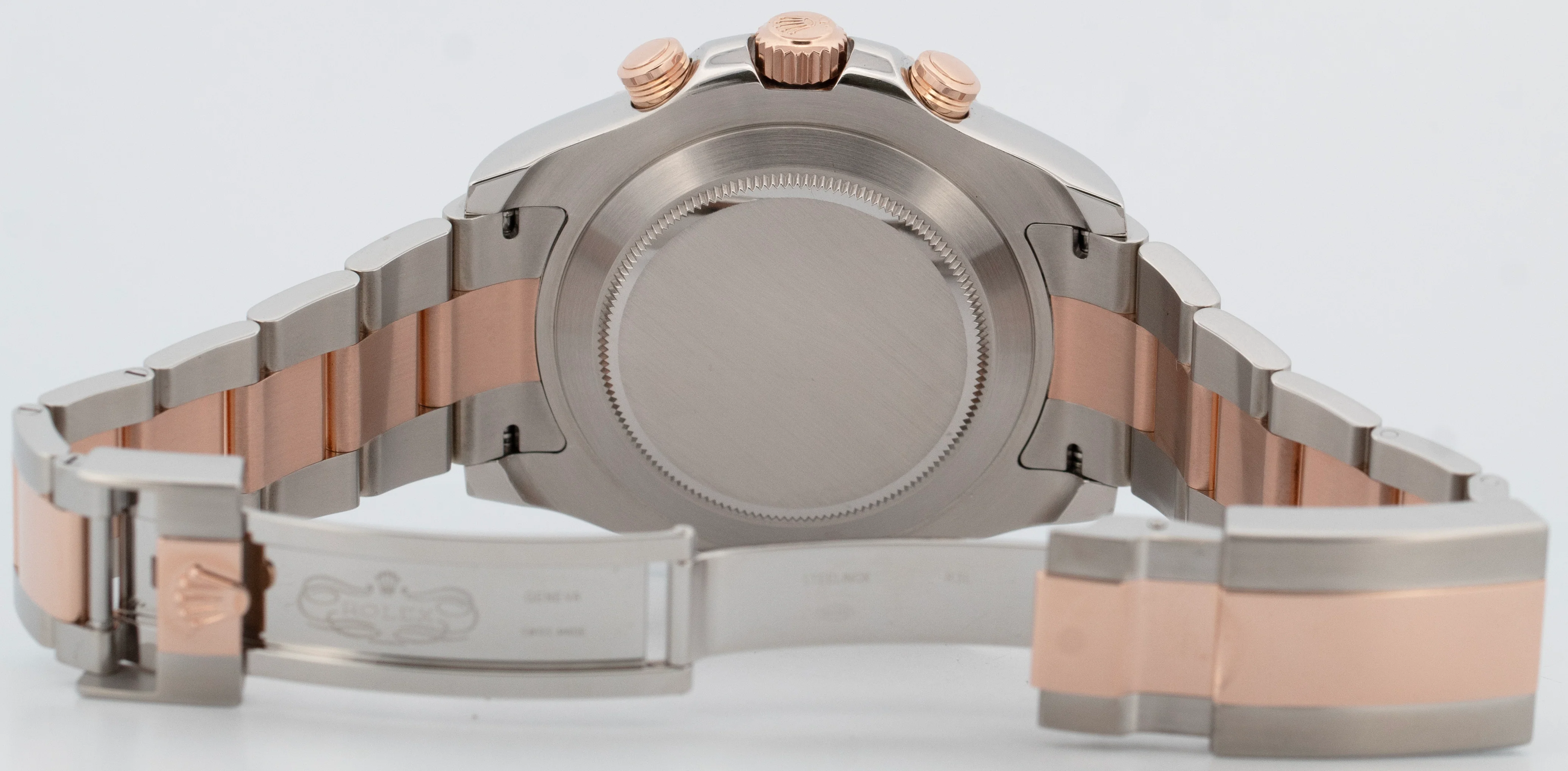 Rolex Yacht-Master II WHITE Two-Tone Steel NEW HANDS 18K Rose Gold 44mm 116681 - Image 7