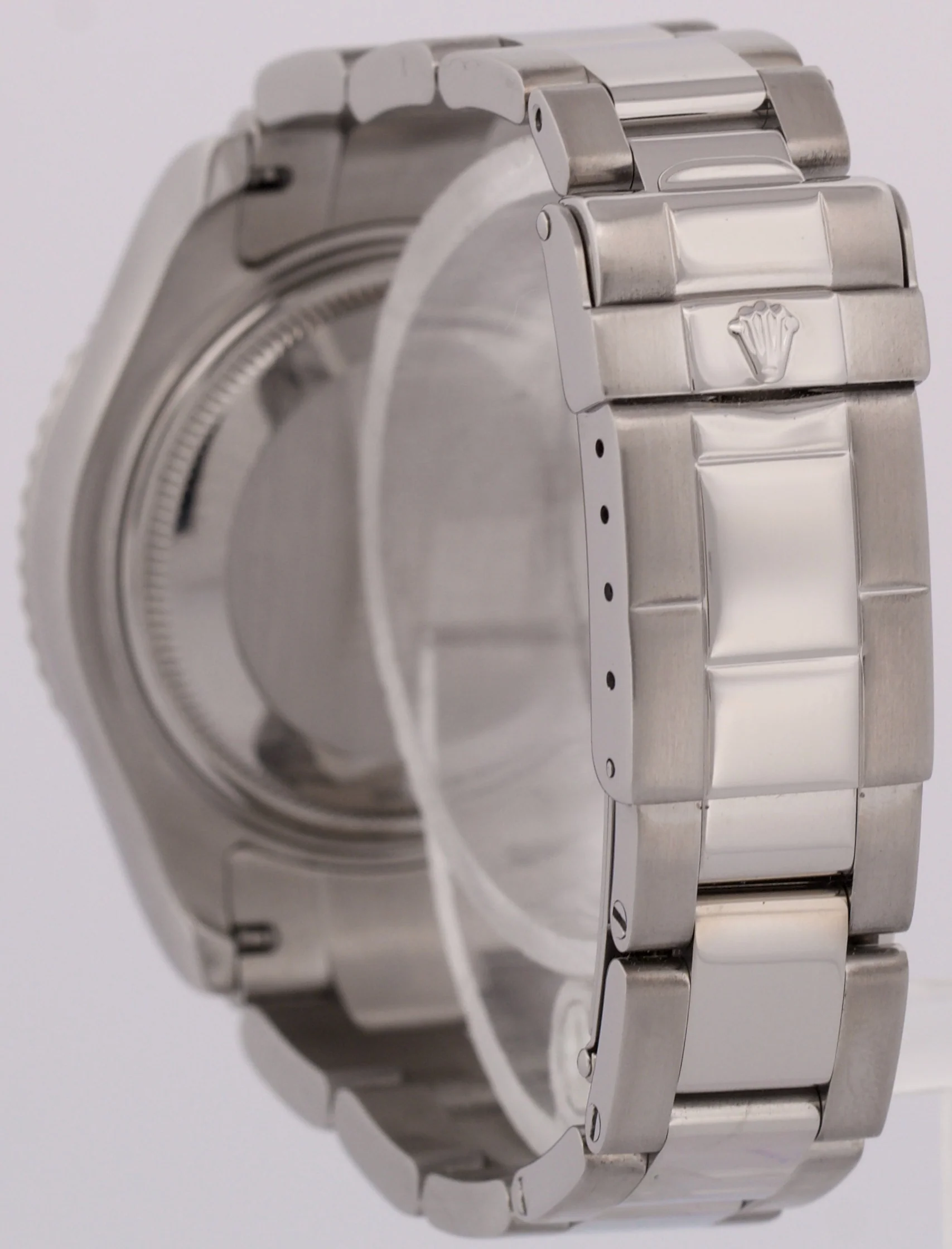Rolex Yacht-Master Mid-Size PLATINUM Stainless Steel 35mm Oyster Watch 168622 - Image 5