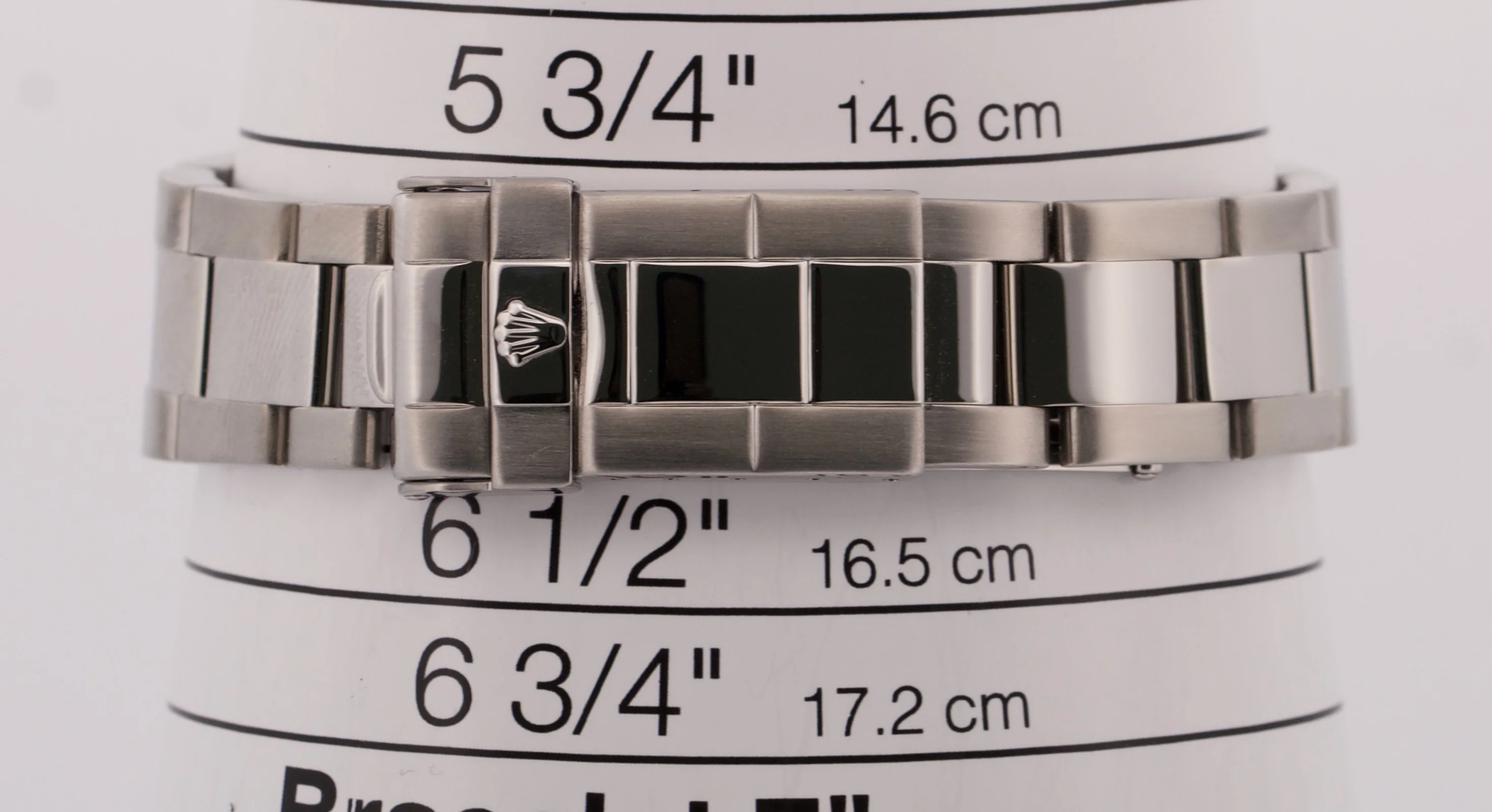 Rolex Yacht-Master Mid-Size PLATINUM Stainless Steel 35mm Oyster Watch 168622 - Image 9