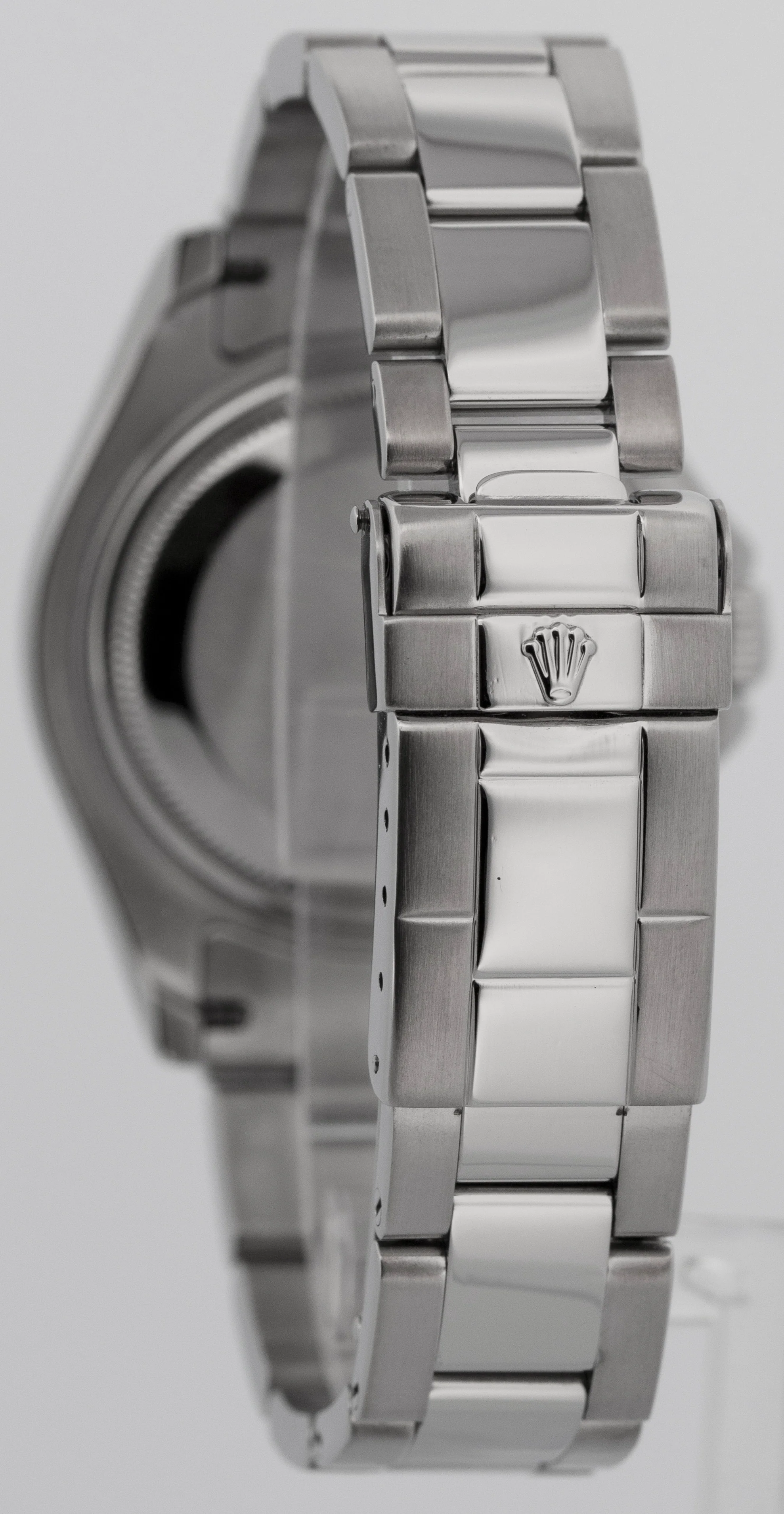 Rolex Yacht-Master Mid-Size PLATINUM Stainless Steel 35mm Oyster Watch 168622 - Image 5