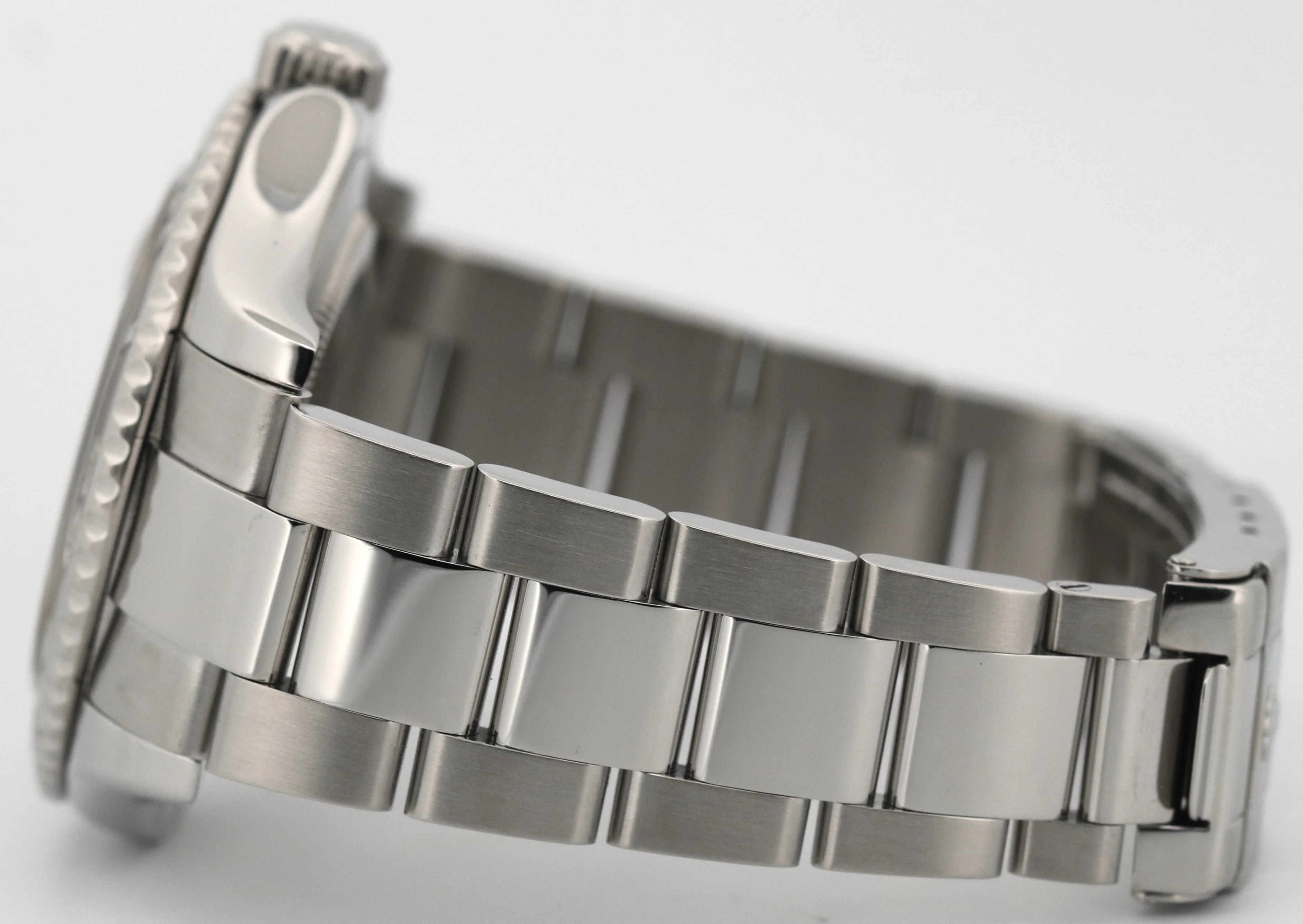 Rolex Yacht-Master PLATINUM Stainless REHAUT 40mm NO-HOLES Date YM1 Watch 16622 - Image 7