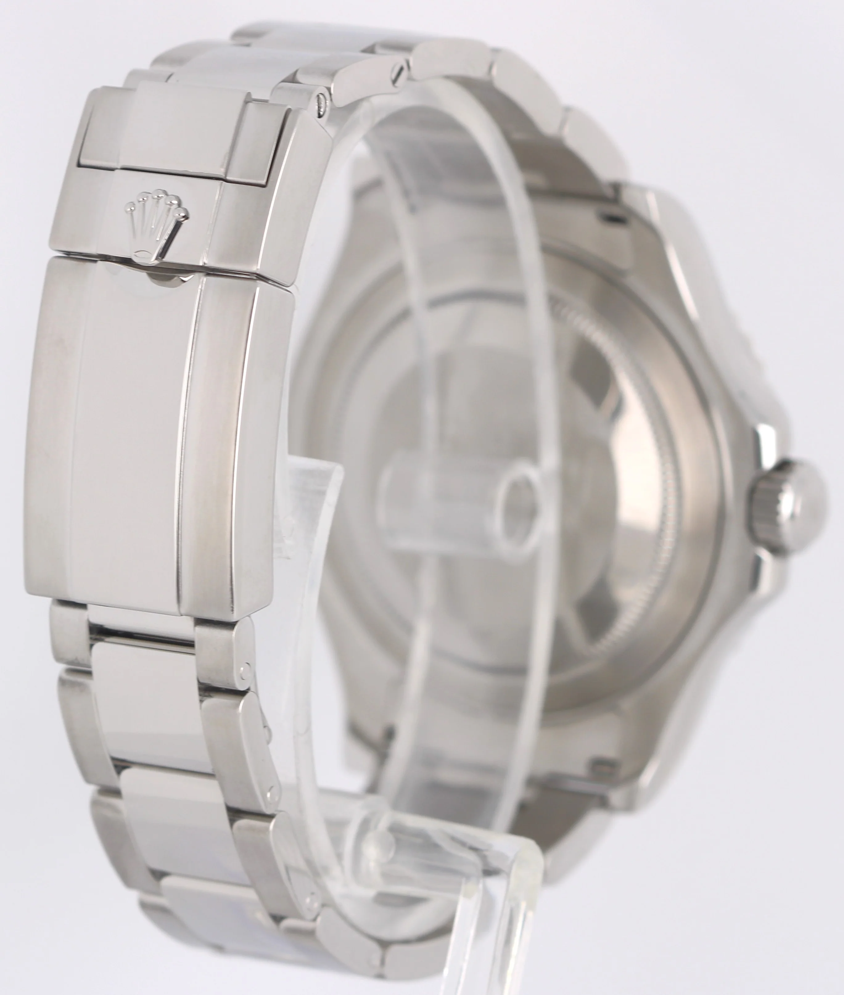 Rolex Yacht-Master Platinum Stainless Steel Blue 40mm 116622 Oyster Watch - Image 5