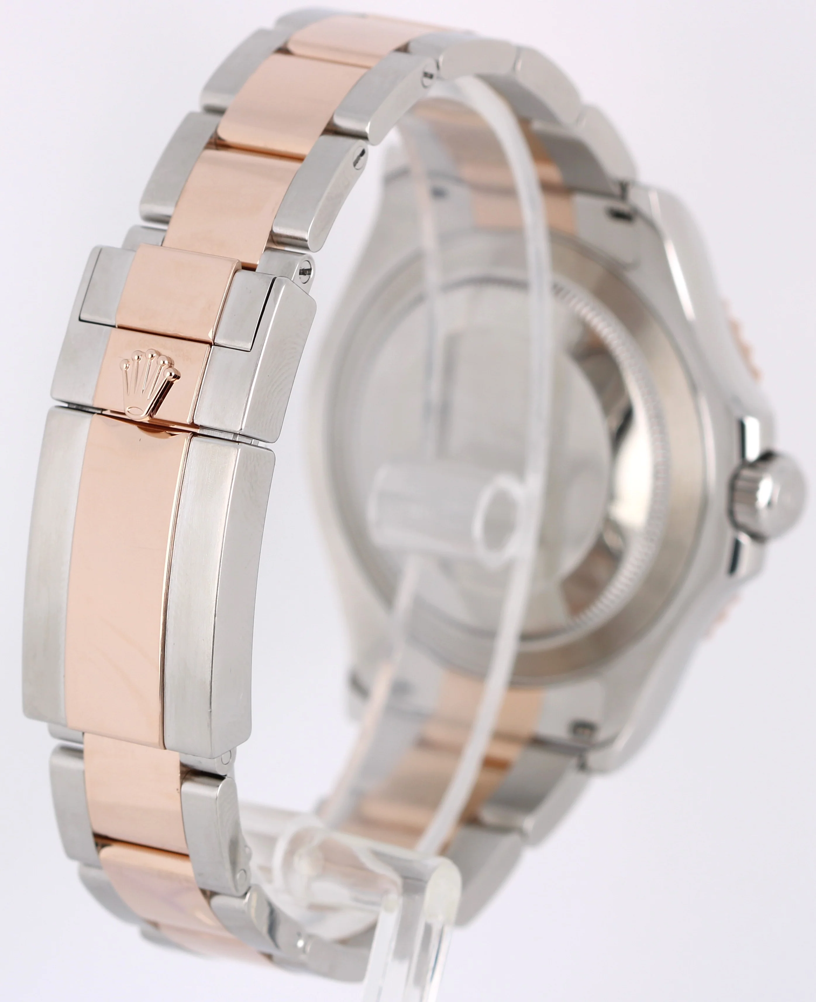 Rolex Yacht-Master Two-Tone 18k Rose Gold Steel Black 40mm 126621 Watch - Image 4